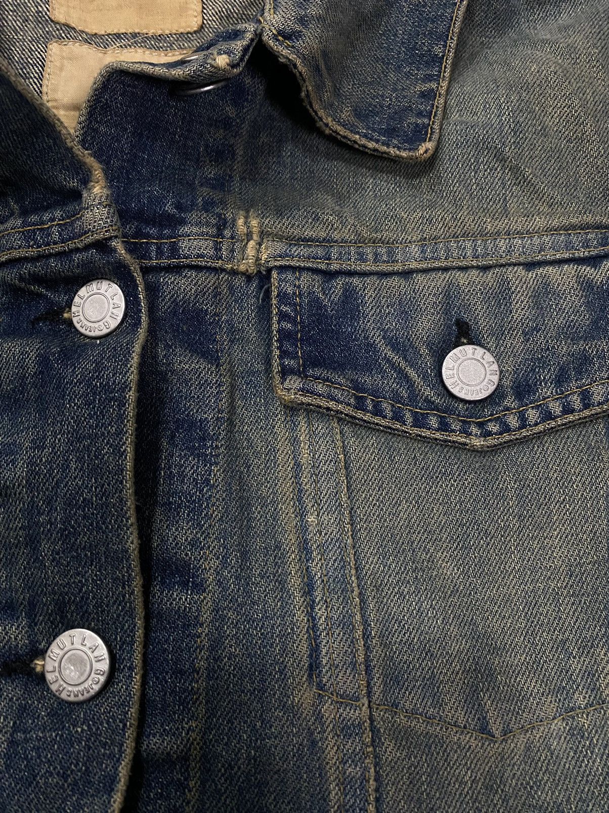 Helmut Lang AW 1998 Helmut Lang Denim Jacket Size L / US 10 / IT 46 - 4 Thumbnail