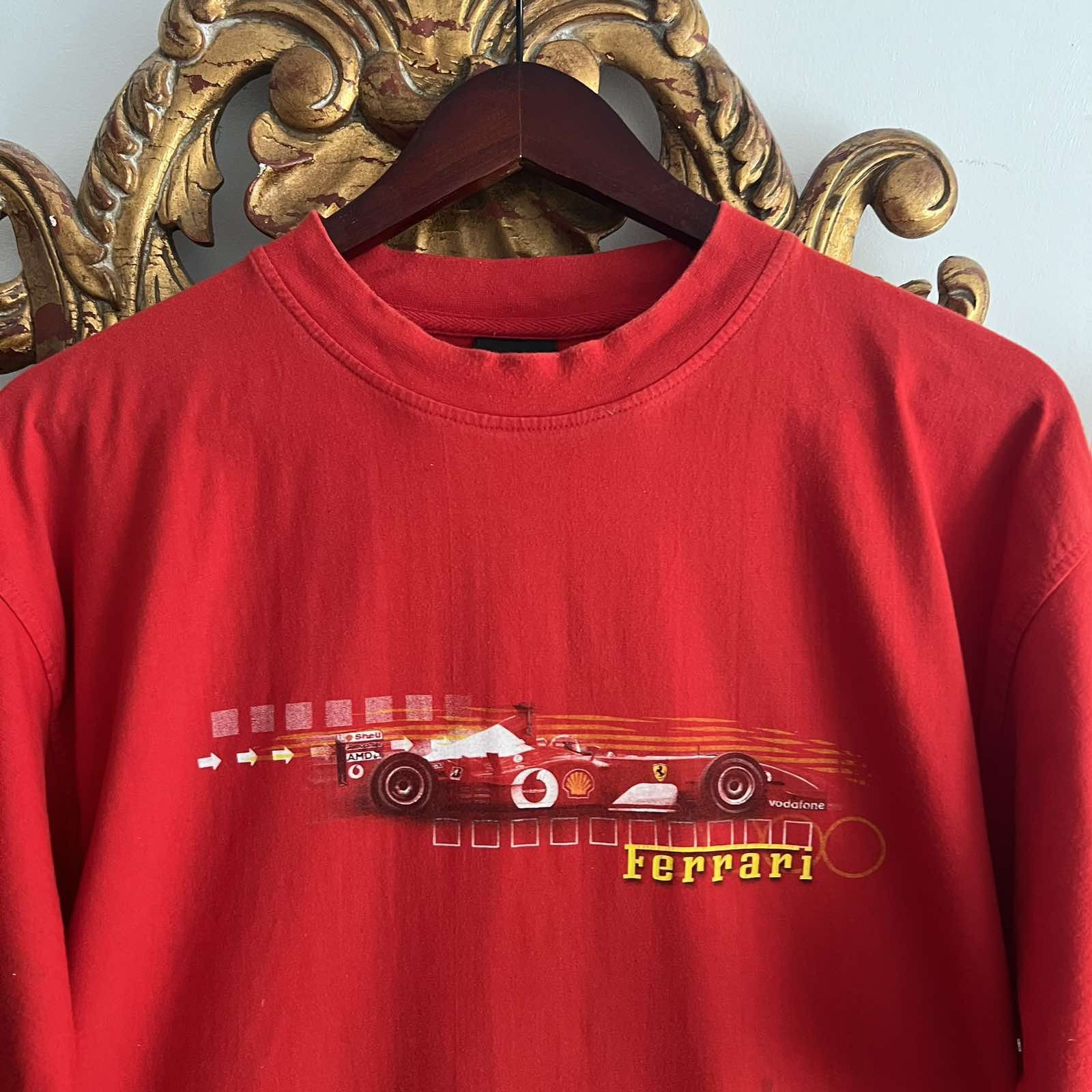 Vintage Ferrari Formula 1 Racing World Championship 1999 Schumacher Size US L / EU 52-54 / 3 - 4 Thumbnail