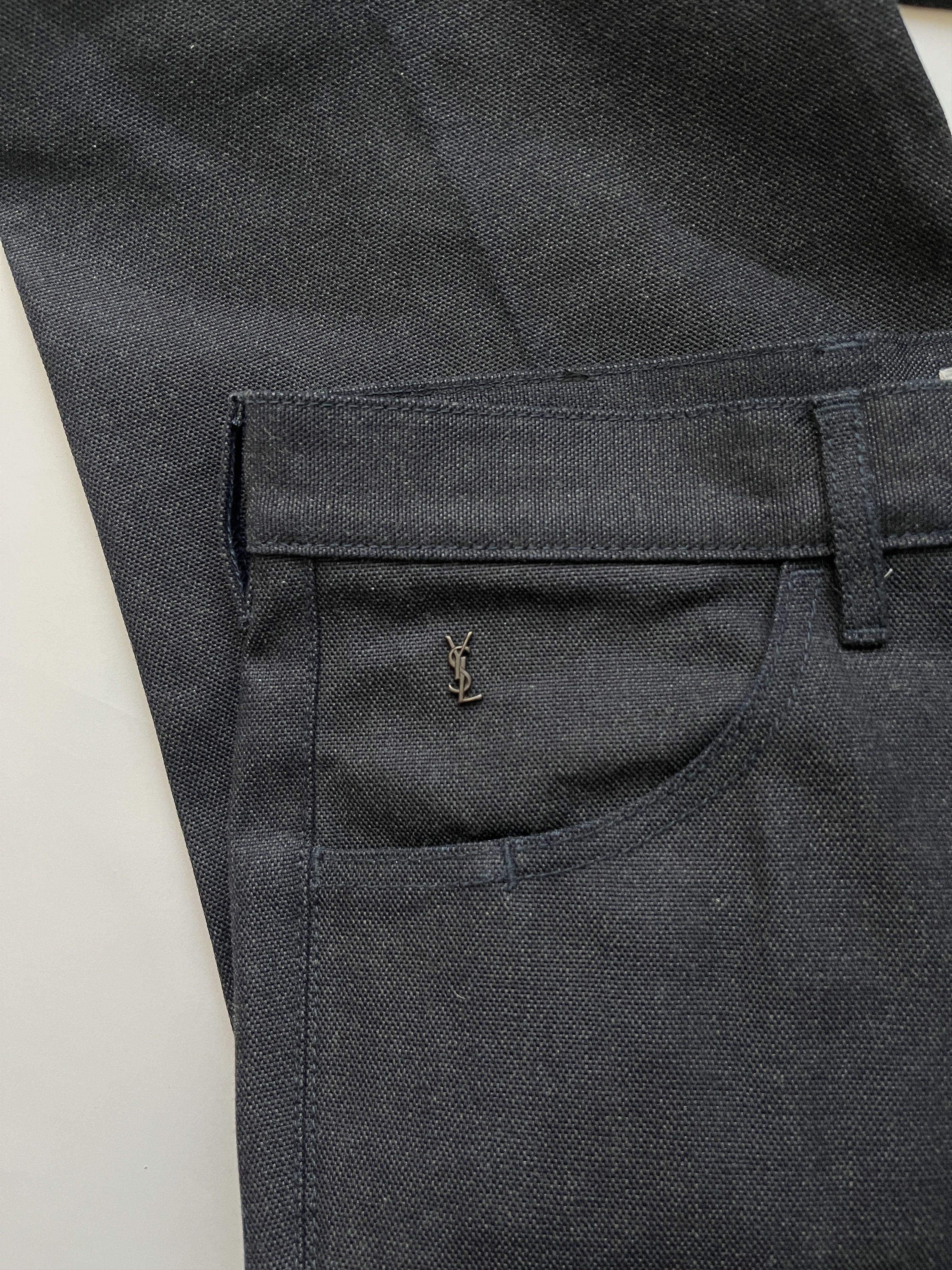Yves Saint Laurent ⚡️QUICK SALE⚡️2008 Yves Saint Laurent Navy Pants Trousers Size US 38 / EU 54 - 4 Thumbnail