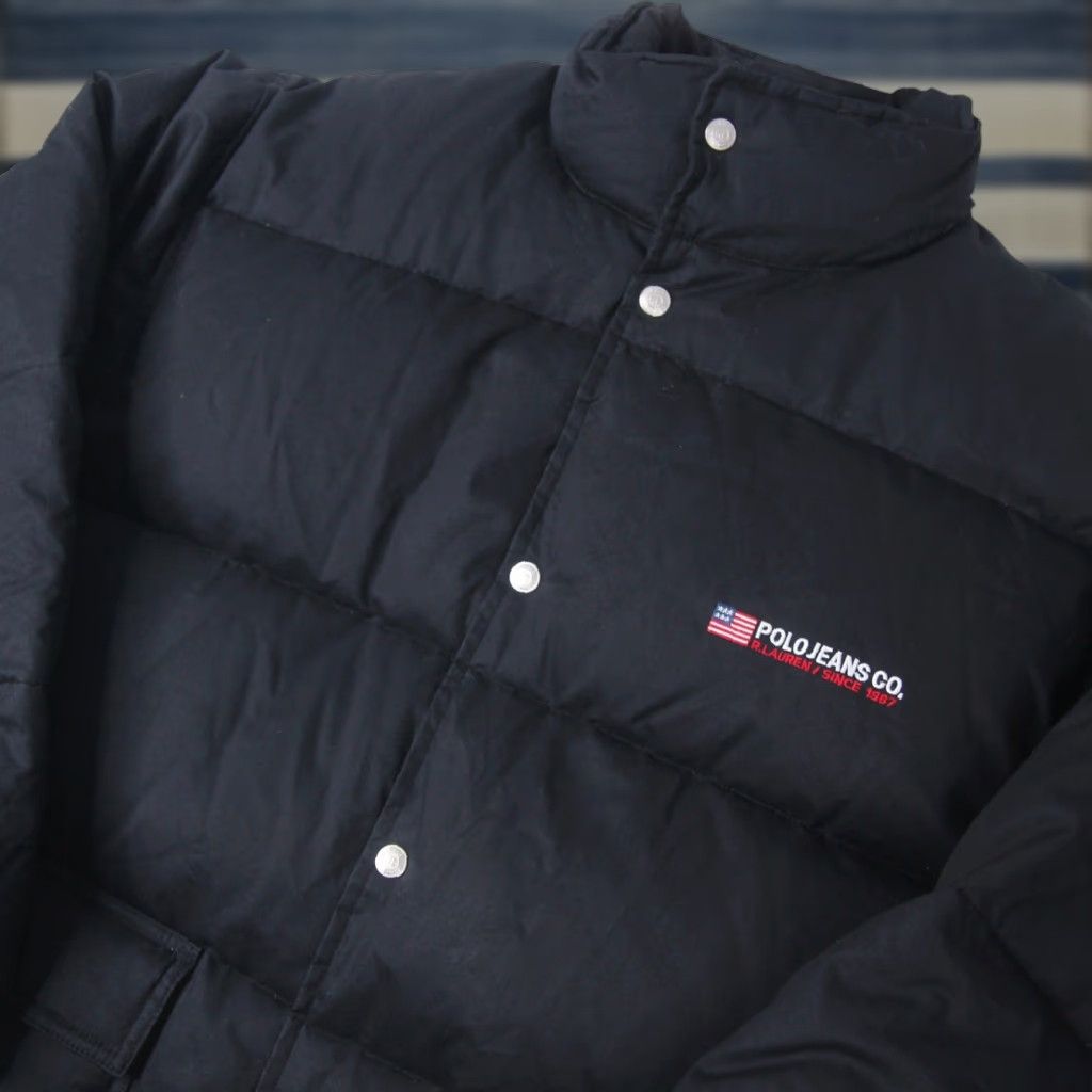 Polo Ralph Lauren VINTAGE Polo Ralph Lauren Mens Jacket Puffer Down Coat Black M Size US M / EU 48-50 / 2 - 1 Thumbnail