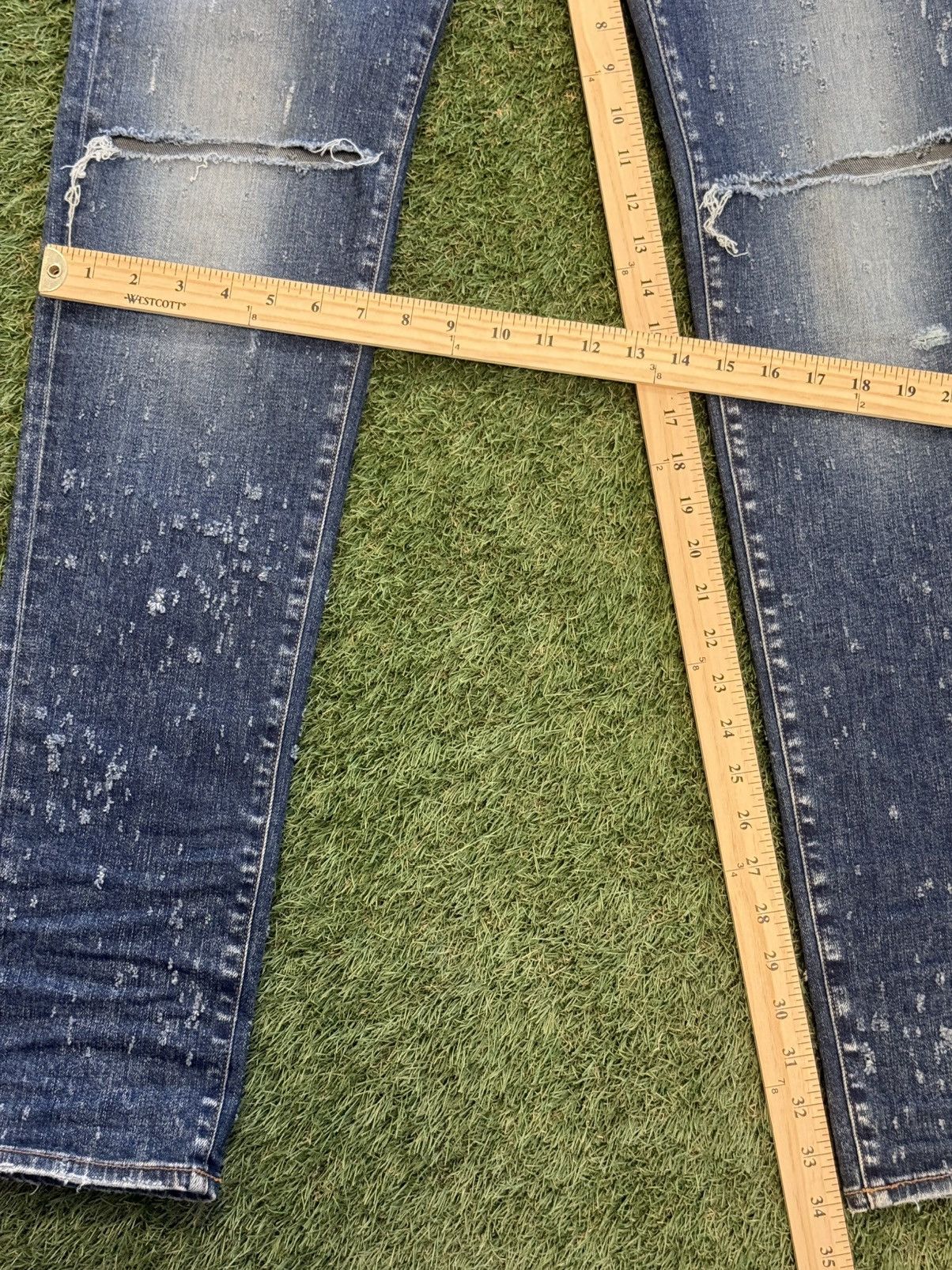 Amiri Amiri Jeans Straight Blue Cut Size 36 (NEW) Size US 36 / EU 52 - 15 Thumbnail