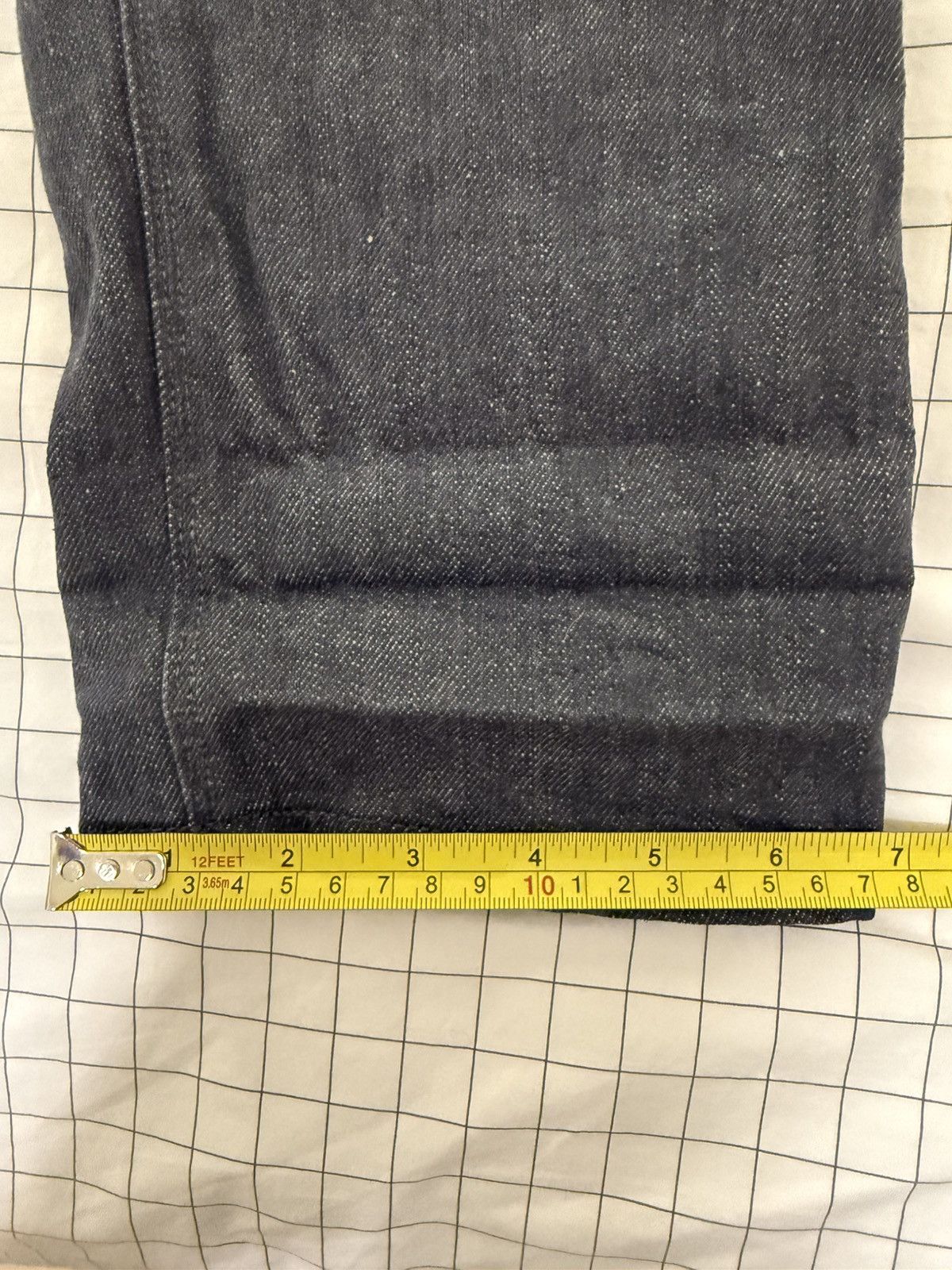 Raleigh Denim Raleigh Denim Martin Selvedge Raw Smokey Grey 32 Size US 32 / EU 48 - 10 Thumbnail