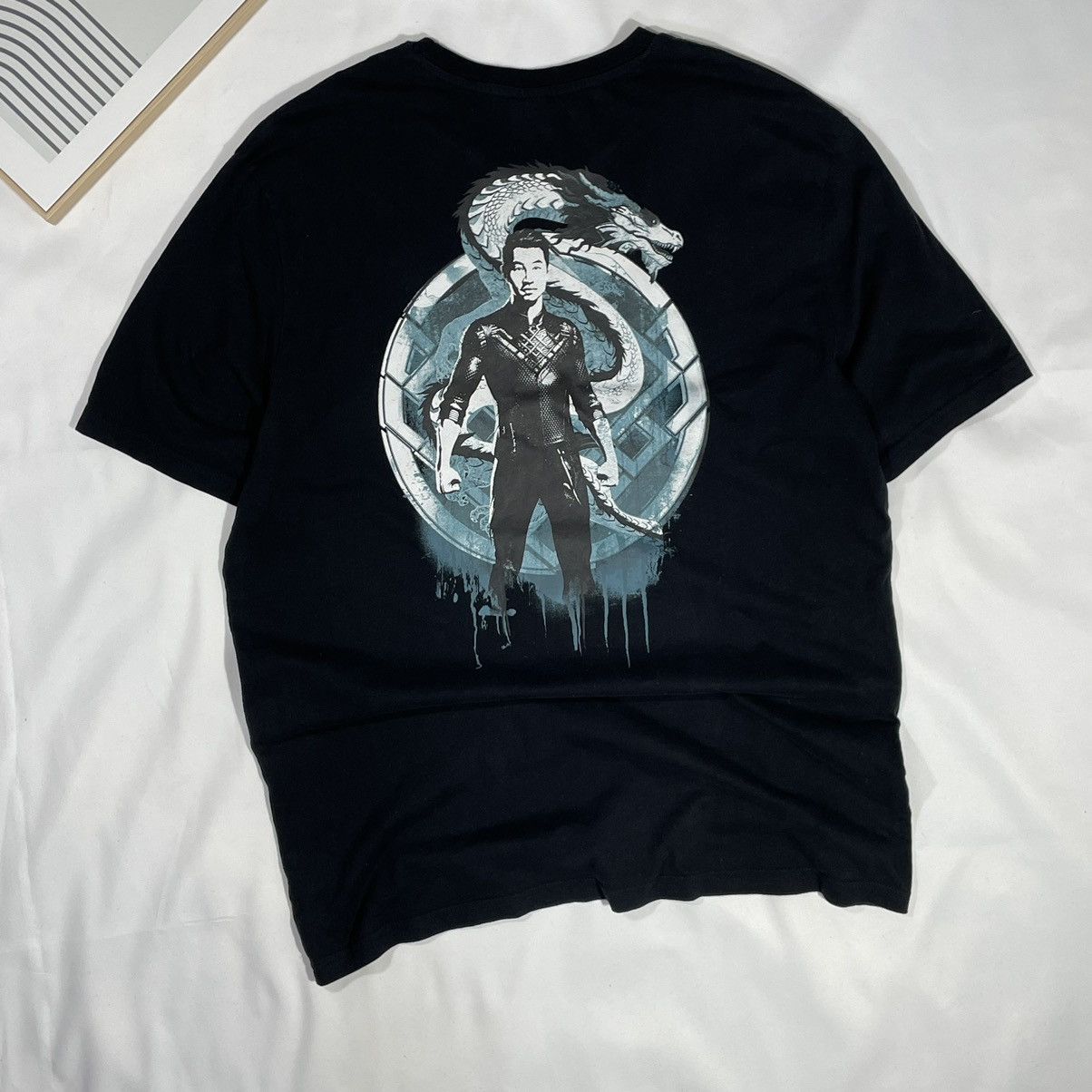 Marvel Comics Vintage T-shirts Shang-Chi & Legend of the Ten Rigs Logo Y2K Size US L / EU 52-54 / 3 - 1 Thumbnail