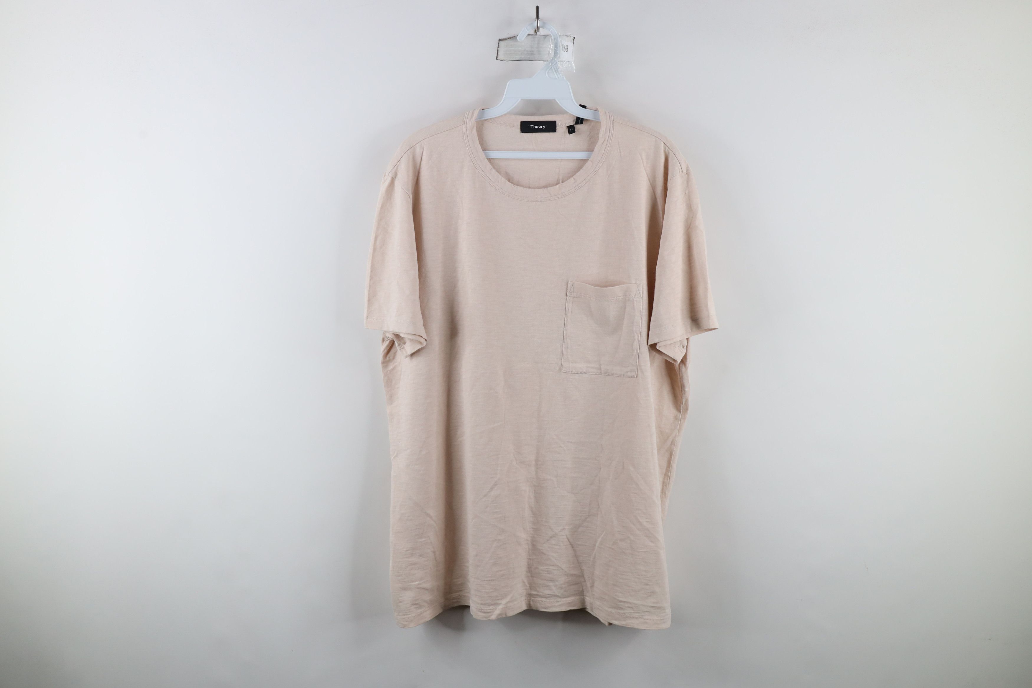 Theory × Vintage Theory Tee Short Sleeve Jersey Knit T-Shirt Cosmos Pink Size US XL / EU 56 / 4 - 1 Thumbnail