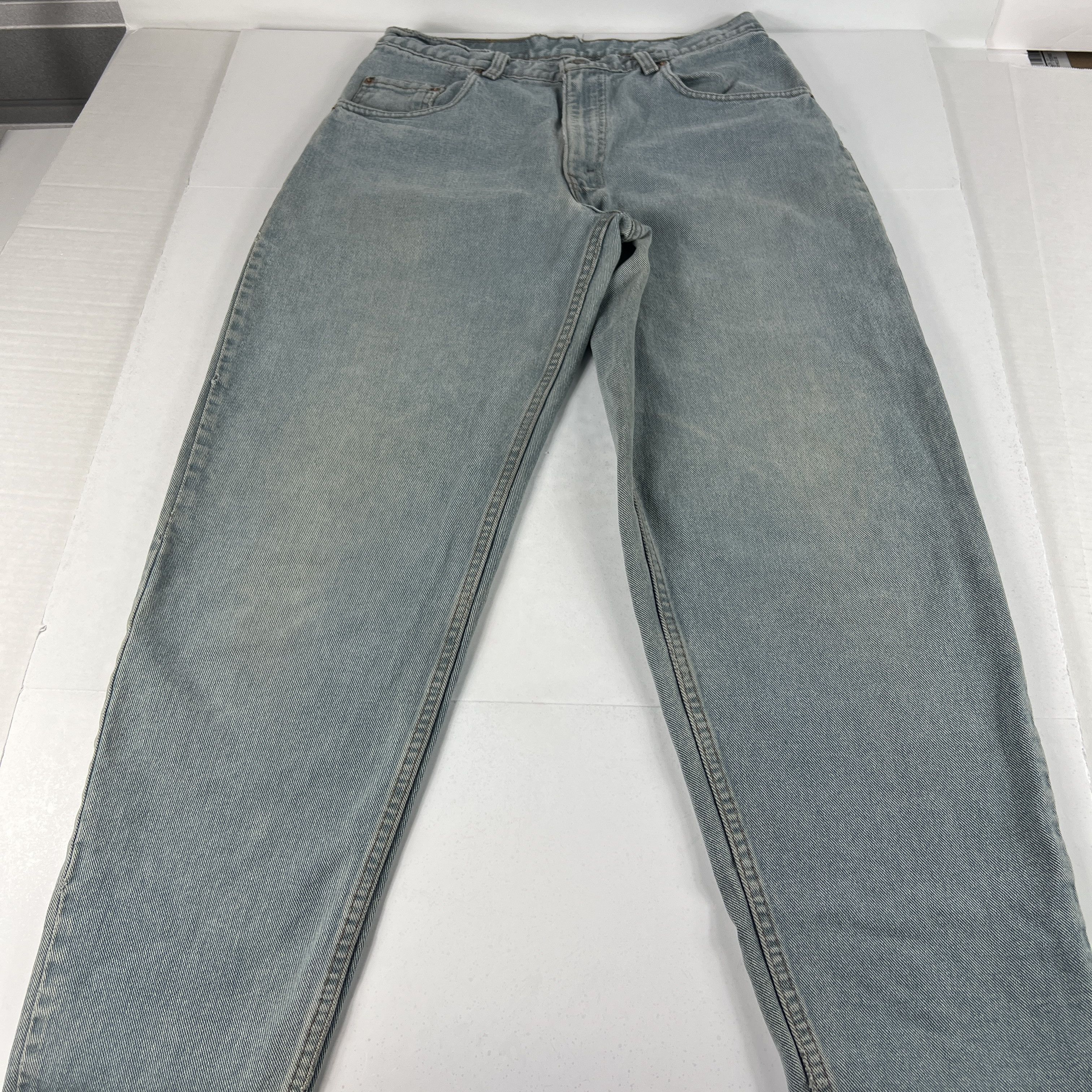 Levi's × Vintage VTG Levi's Jeans 560 Loose Fit Tapered Green Faded Denim Size US 33 - 1 Thumbnail