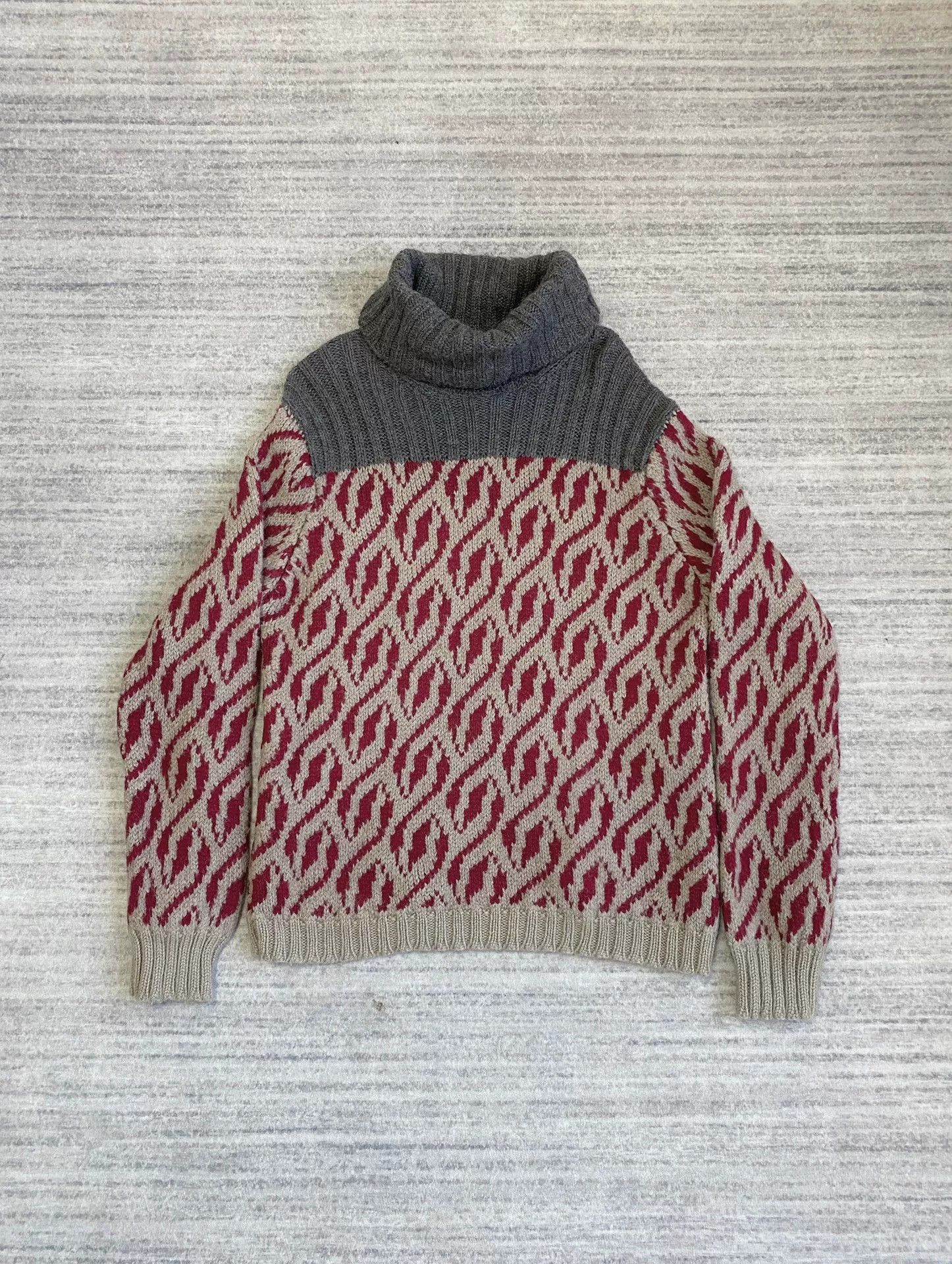 Dries Van Noten Dries Van Noten Floral Turtleneck Sweater Size M / US 6-8 / IT 42-44 - 1 Thumbnail