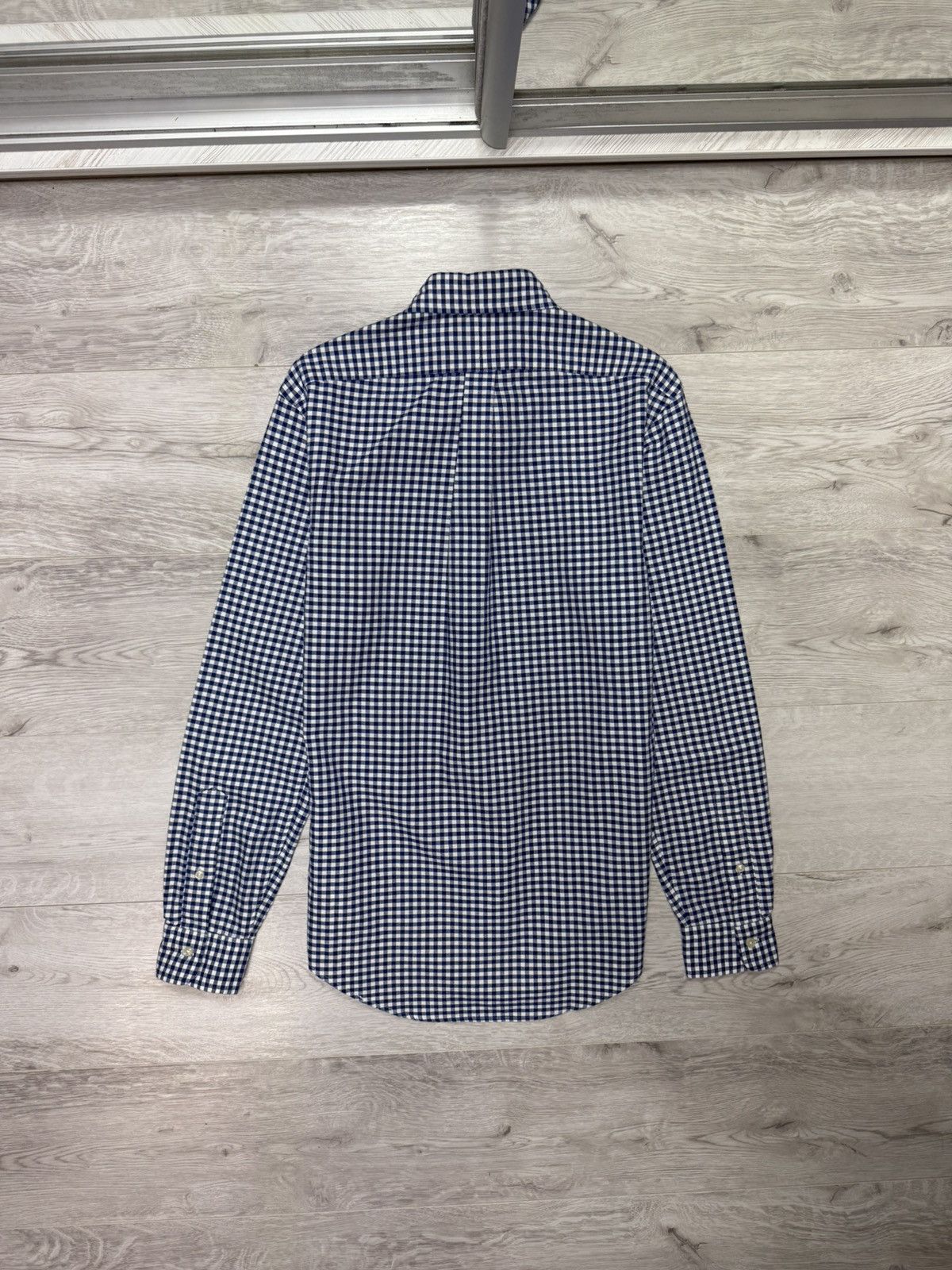 Polo Ralph Lauren Polo Ralph Lauren Blue White Gingham Check Button Down Shirt Size US S / EU 44-46 / 1 - 9 Thumbnail