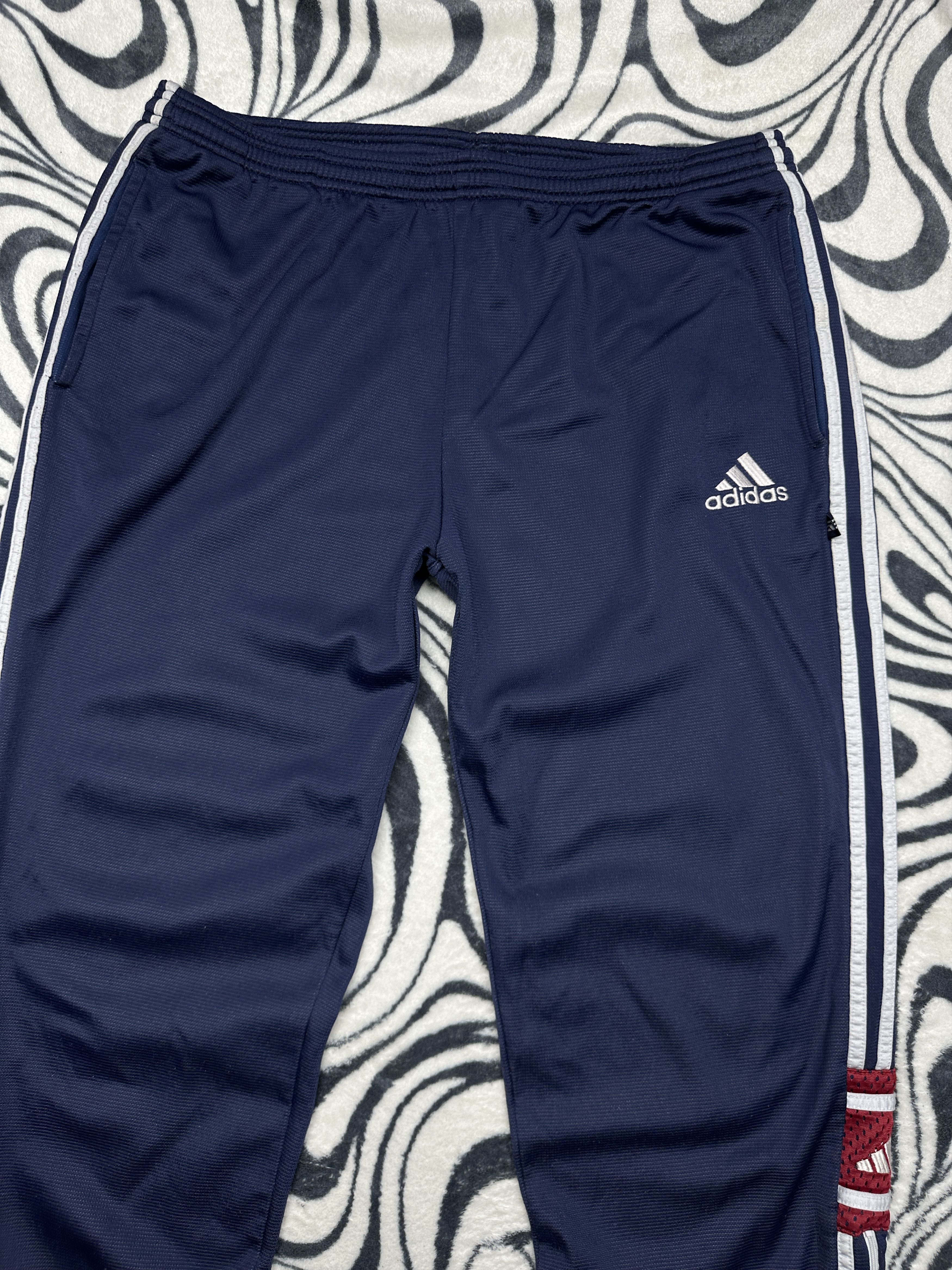 Adidas Adidas 90s Vintage Mens Track Pants Size US 34 / EU 50 - 2 Thumbnail