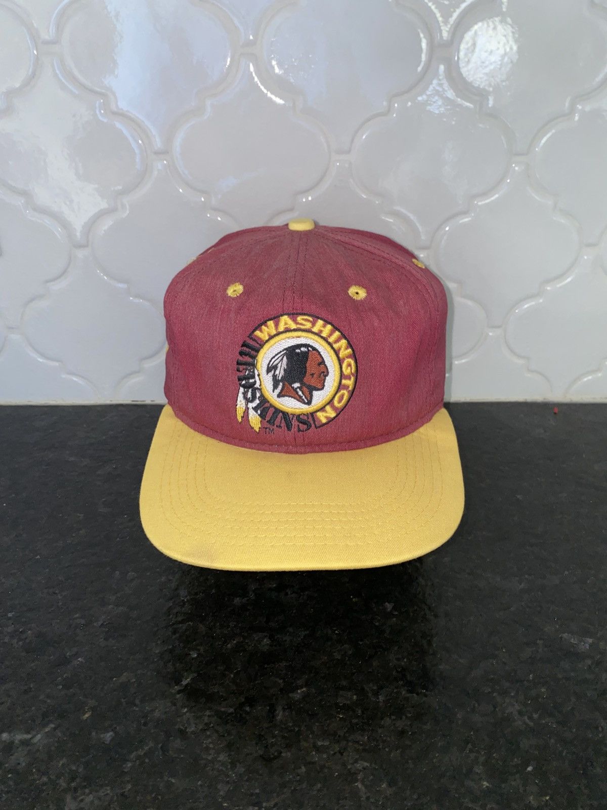 NFL Vintage 90s Washington redskins cord strap hat Size ONE SIZE - 1 Thumbnail