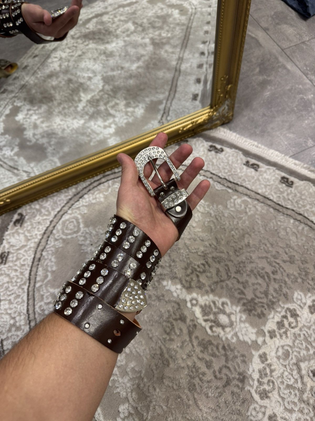 If Six Was Nine Number Nine Y2K JAPANESE BELT GOTH PUNK RAVE KANYE STYLE Size ONE SIZE - 3 Thumbnail
