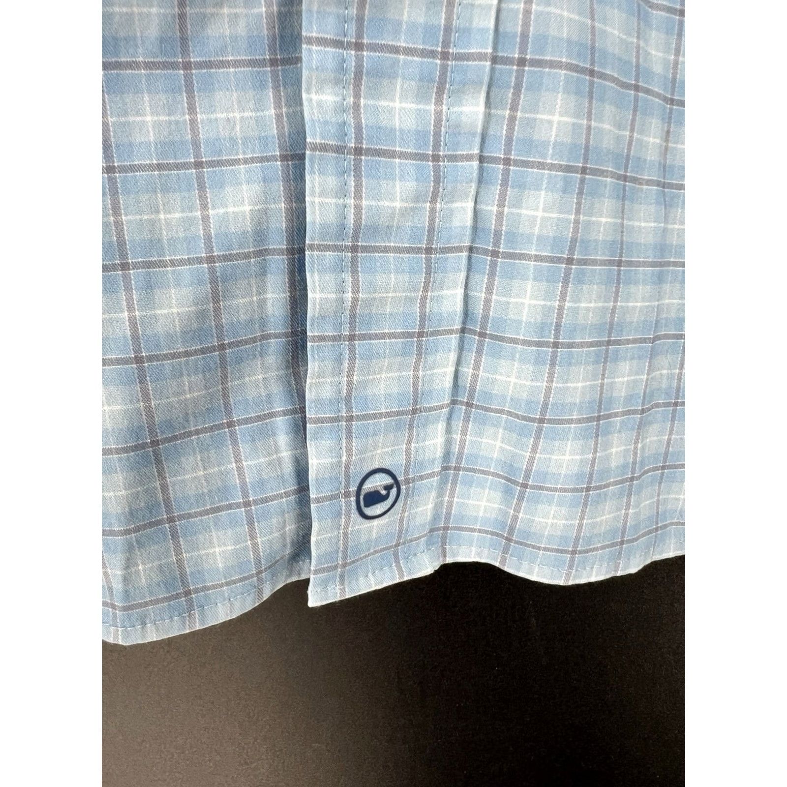Vineyard Vines Vineyard Vines Shirt Mens Size Large Blue Plaid Performance On The Go Size US L / EU 52-54 / 3 - 2 Thumbnail