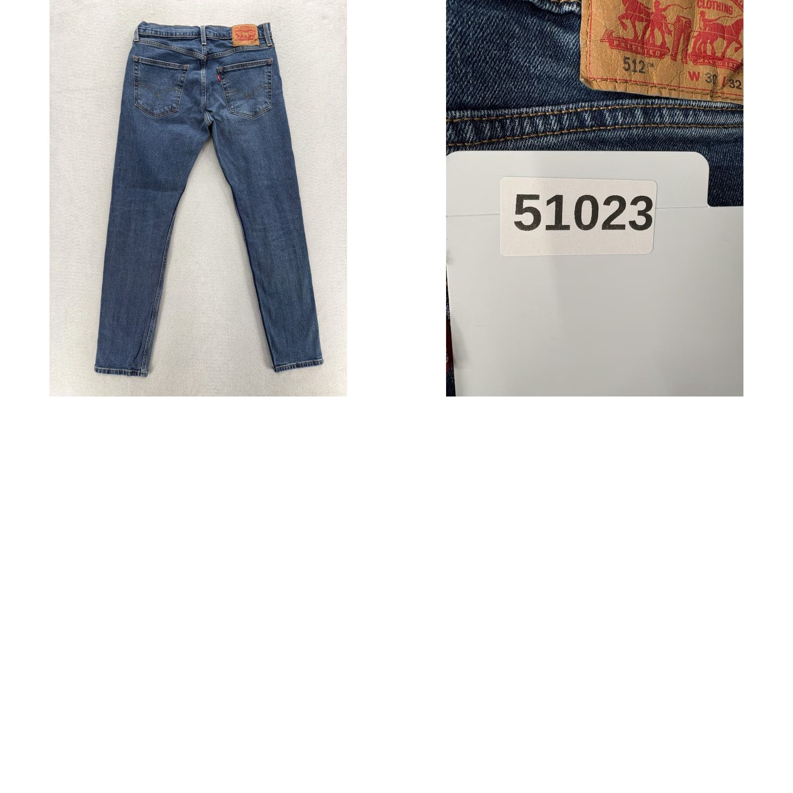 Levi's Levi's 512 Jeans Mens 30x32 Blue Medium Wash Slim Tapered Stretch Denim Pants 512 Jeans Mens 30x32 Blue Medium Wash Slim Tapered Stretch Denim Pants Size US 30 / EU 46 - 9 Thumbnail