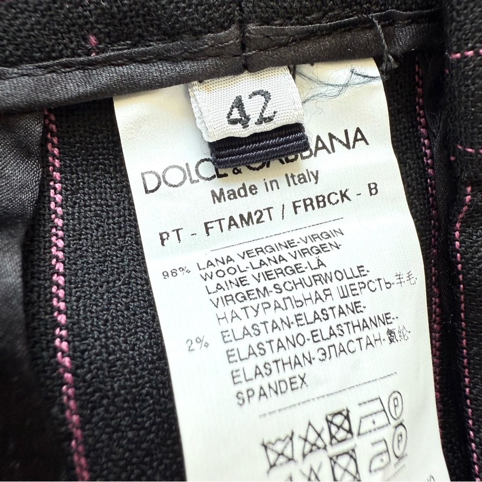 Dolce & Gabbana Dolce&Gabbana women wool dress pants size 42IT or 6US 1250$ Size 28" / US 6 / IT 42 - 5 Thumbnail