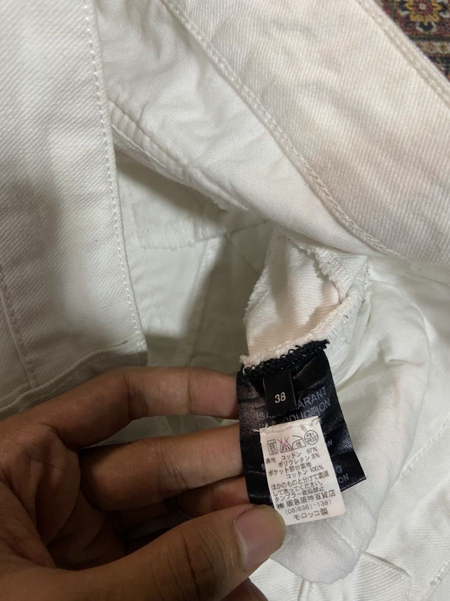 Designer × Isabel Marant Isabel Marant Rare Design White Denim Pant Size US 31 - 6 Thumbnail