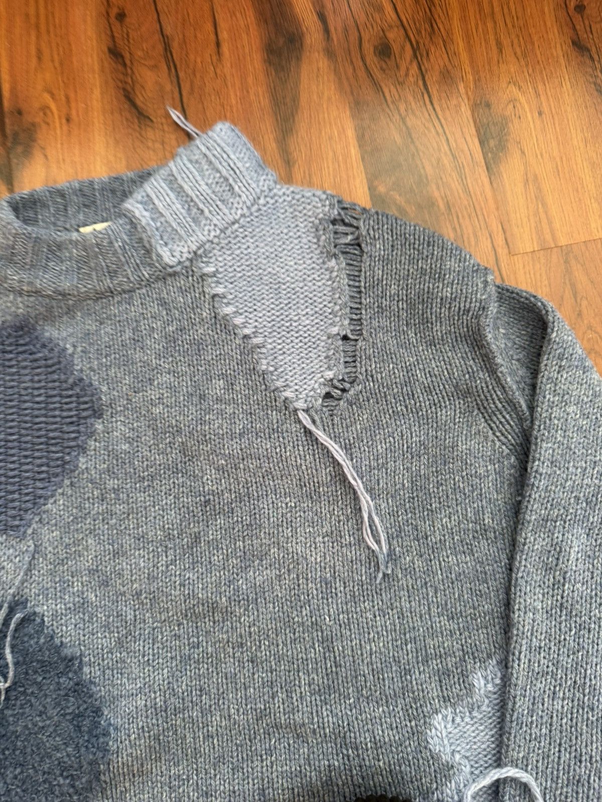 Acne Studios RARE GRAIL acne studios patchwork Ovira Asymetrical Knit XS Size US XS / EU 42 / 0 - 7 Thumbnail