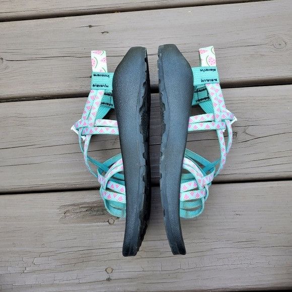 Chaco ZX/2 Cloud Teal Pink Watermelon Summer Classic Sandals