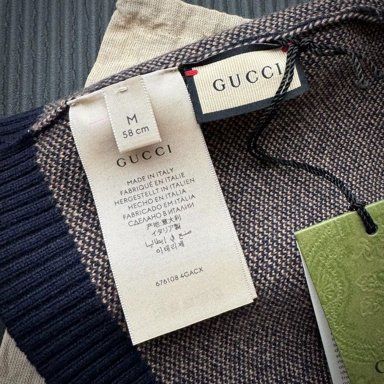 Gucci Gucci 22FW Cashmere Knit Beanie Size ONE SIZE - 7 Thumbnail