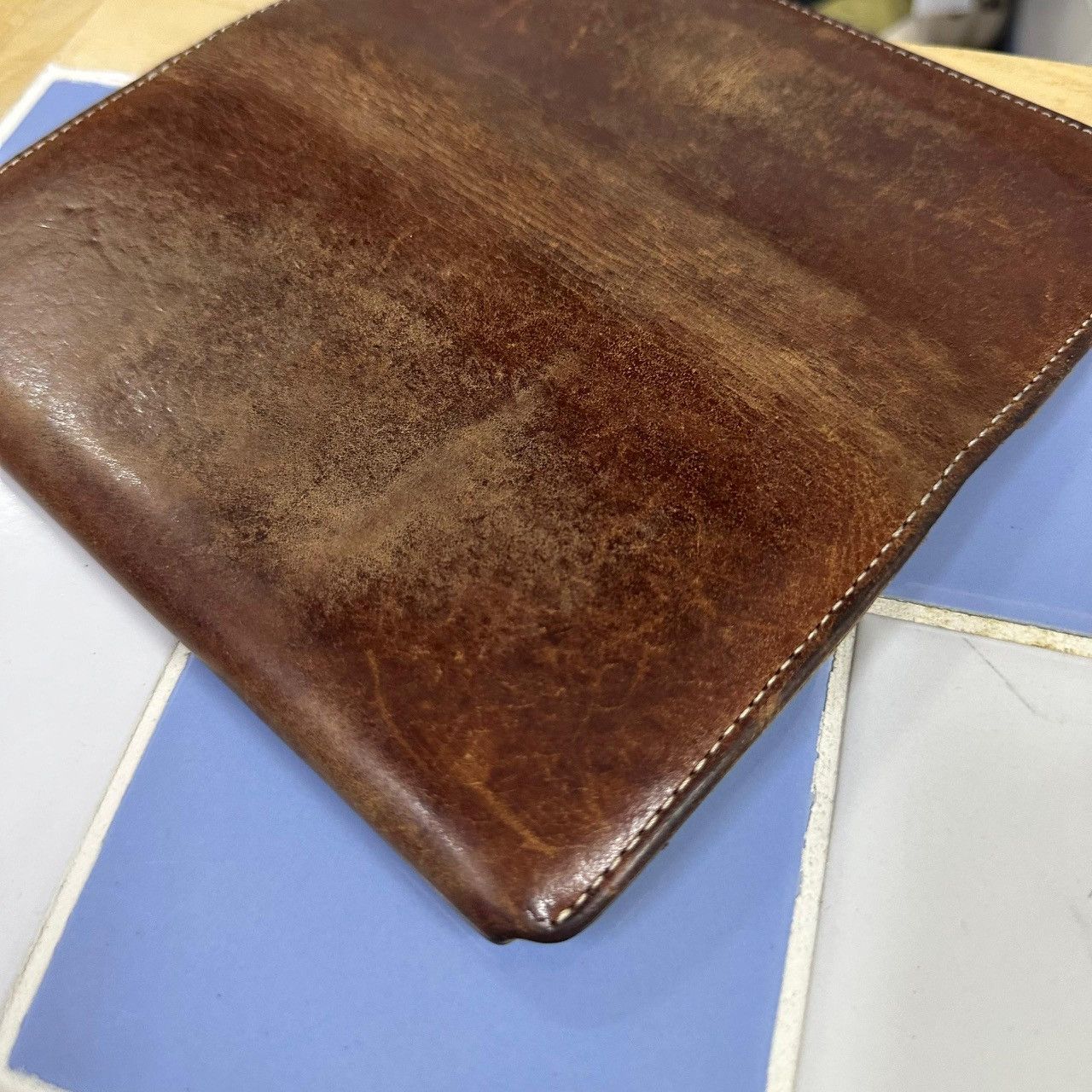 Porter Porter Yoshida Hoff Vintage Leather Long Wallet Japan Size ONE SIZE - 7 Thumbnail