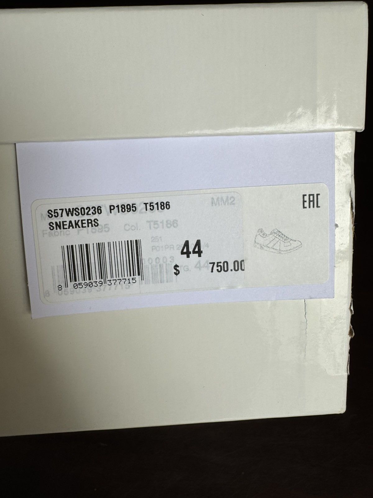 Maison Margiela Maison Margiela Replica Gat Glicine Lavender Size US 11 / EU 44 - 12 Thumbnail