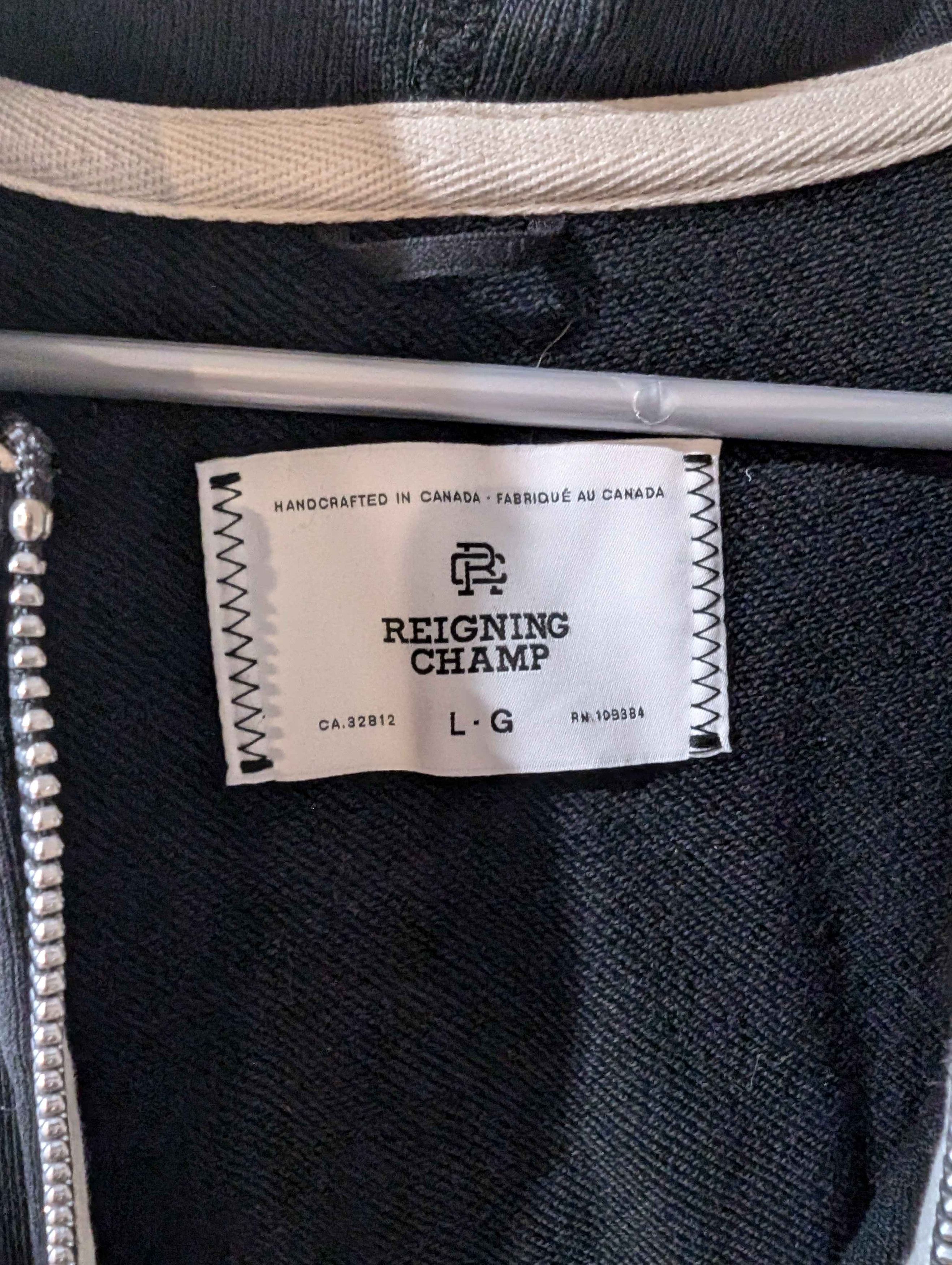 Reigning Champ Midweight Terry Classic Full Zip Hoodie Size US L / EU 52-54 / 3 - 4 Thumbnail