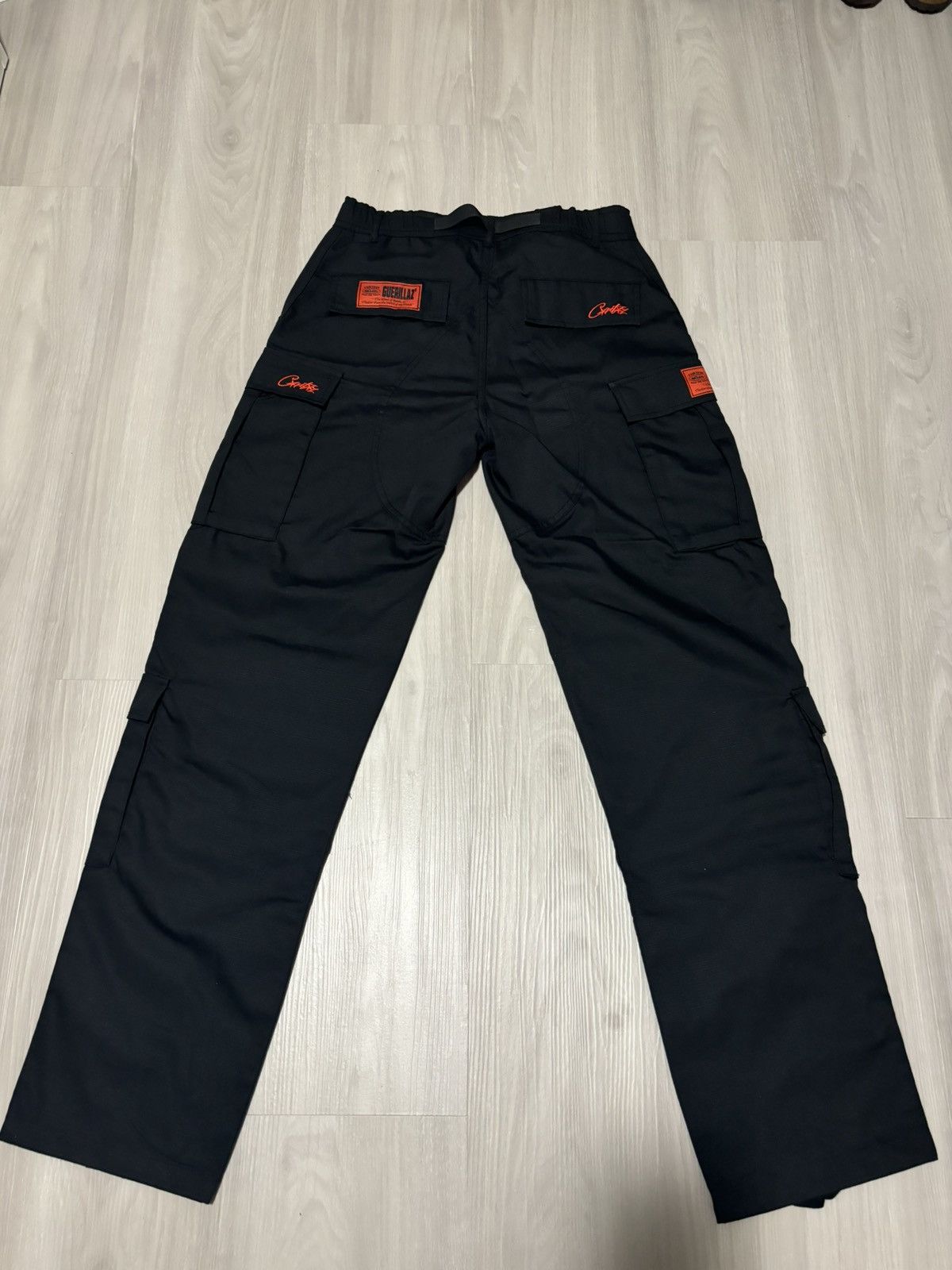 Other Corteiz Guerilla Cargo Pants Black Size Medium Size US 31 - 2 Thumbnail