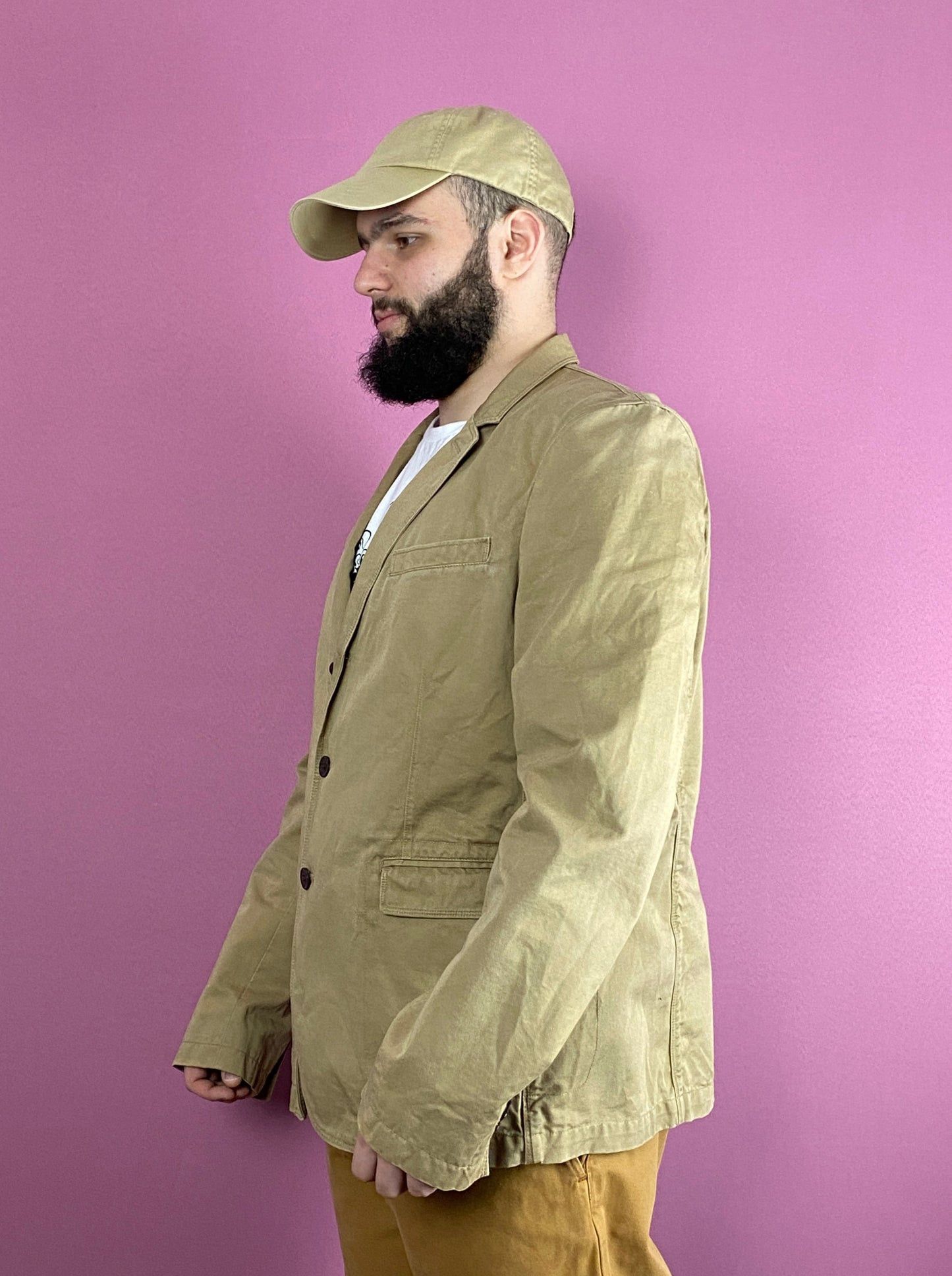 Burberry × Vintage Burberry Brit Vintage Men's Blazer Jacket - XXL Size US XXL / EU 58 / 5 - 1 Thumbnail