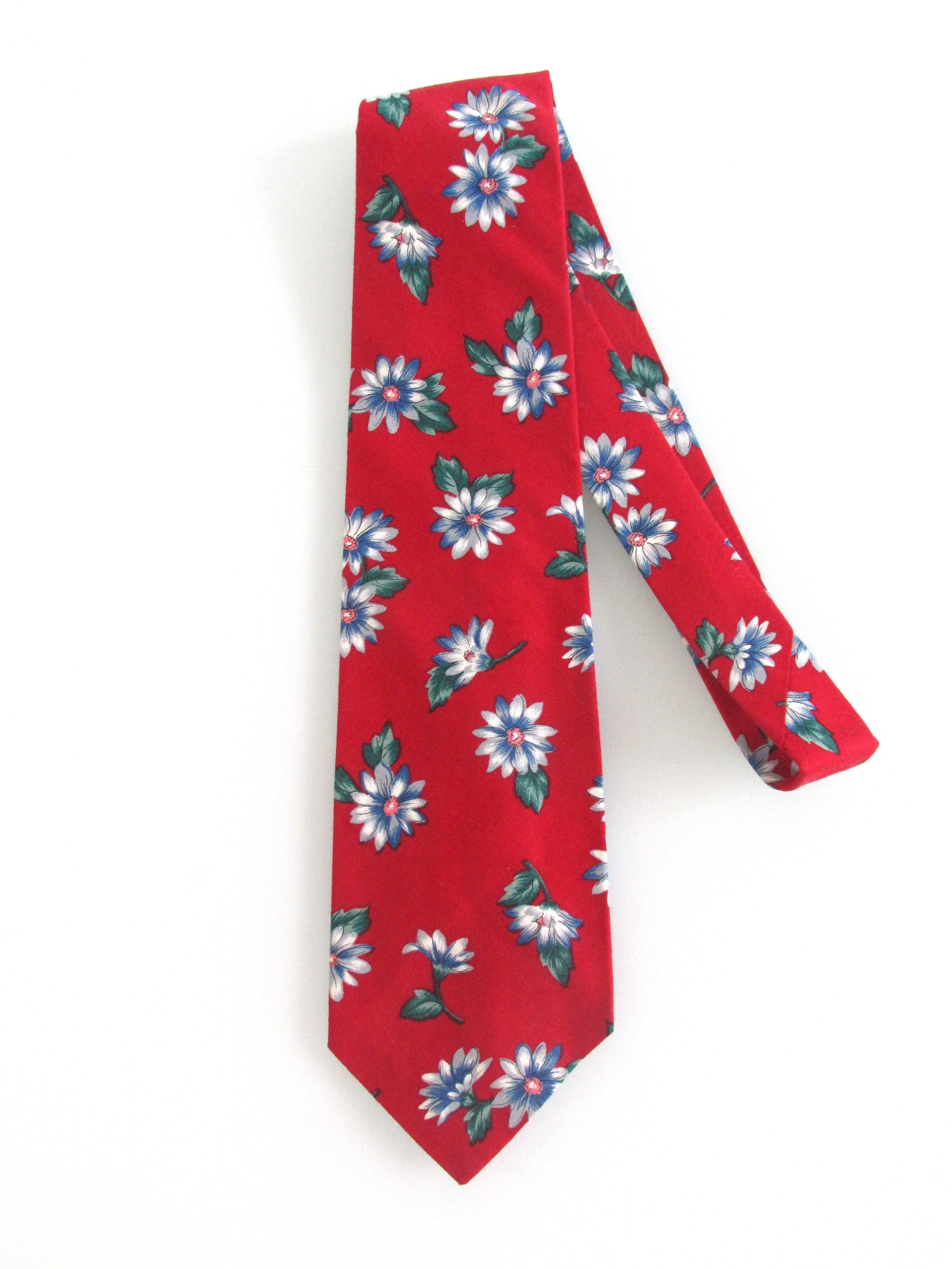 Other Rhode Royce Men's Cotton Floral Tie Size ONE SIZE - 1 Thumbnail