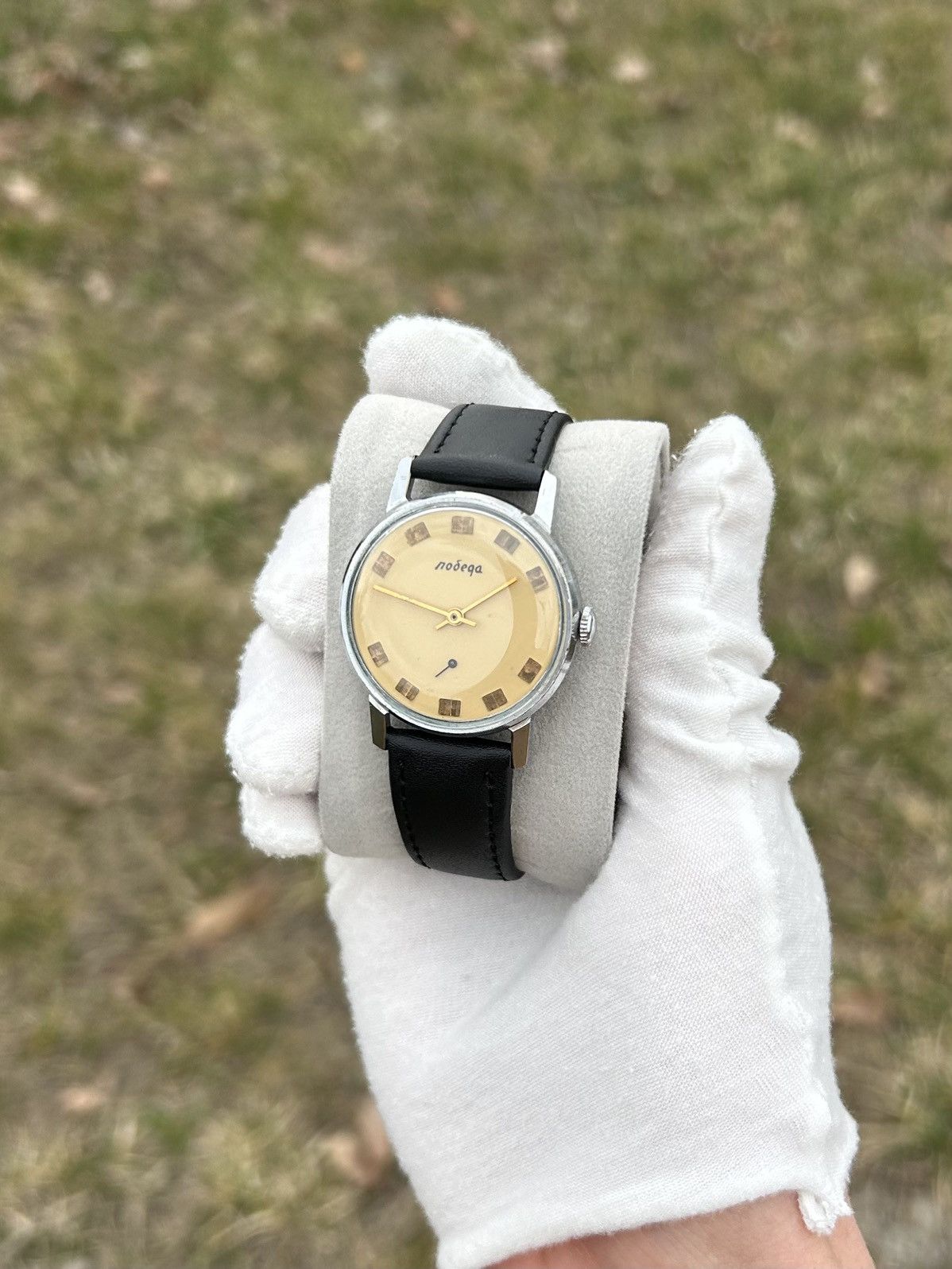 Vintage Vintage Watch Pobeda USSR Soviet Mechanical Retro 1980s Size ONE SIZE - 12 Thumbnail