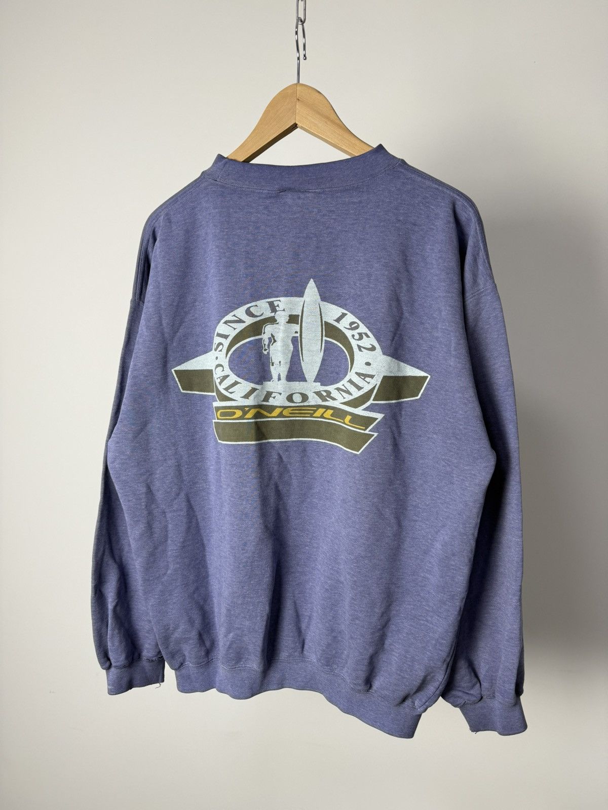 O'Neill Vintage 90s O’Neill Faded Distressed Sweatshirt Y2K Size US M / EU 48-50 / 2 - 1 Thumbnail