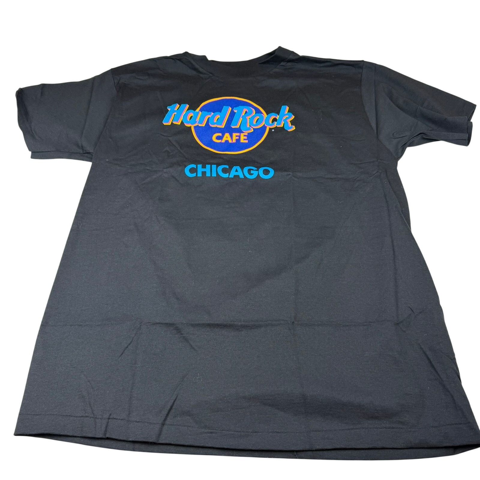 Hard Rock Cafe Vintage Hard Rock Cafe Chicago Black T-Shirt XL USA Made Size US XL / EU 56 / 4 - 1 Thumbnail