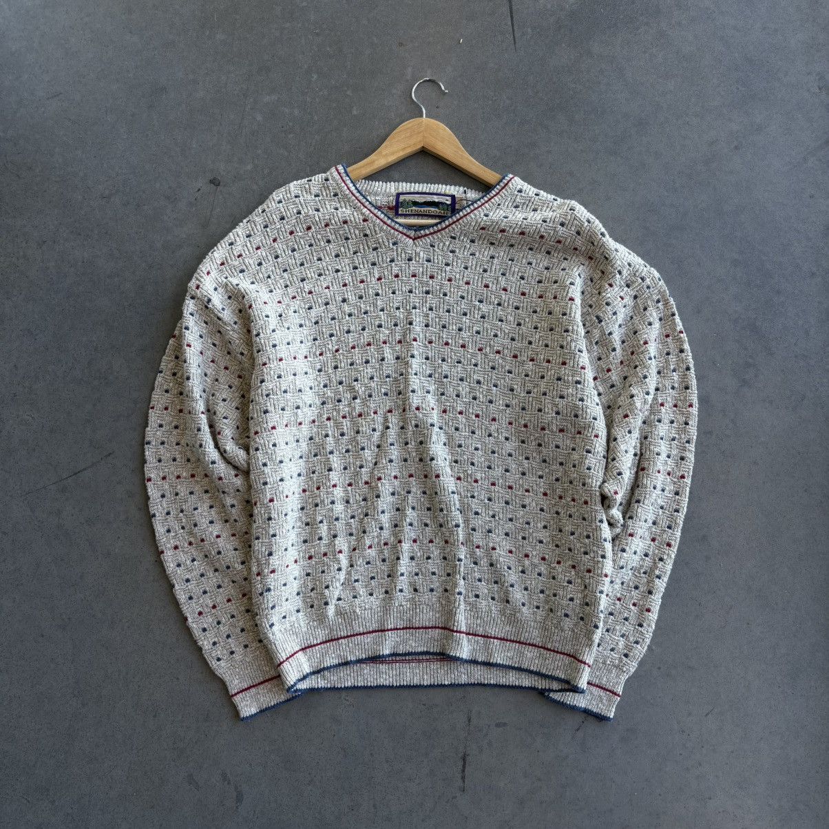 Other Vintage 80's Shenandoah Knit Sweater coogi Style Pattern Size US L / EU 52-54 / 3 - 1 Thumbnail