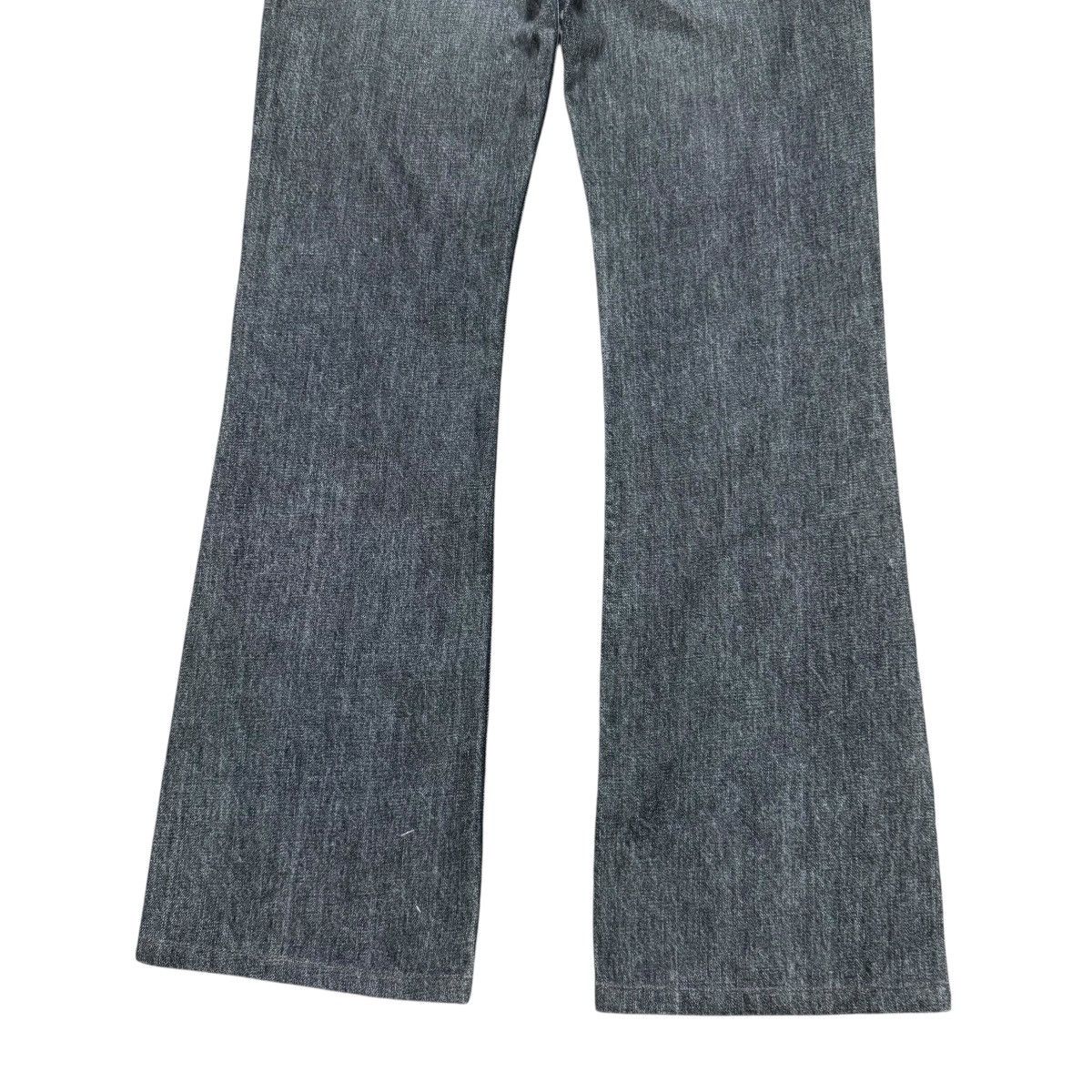 Levi's Vintage Levis 517 Faded Black Denim Flare Jeans Hedi Slimane Size US 29 - 13 Thumbnail