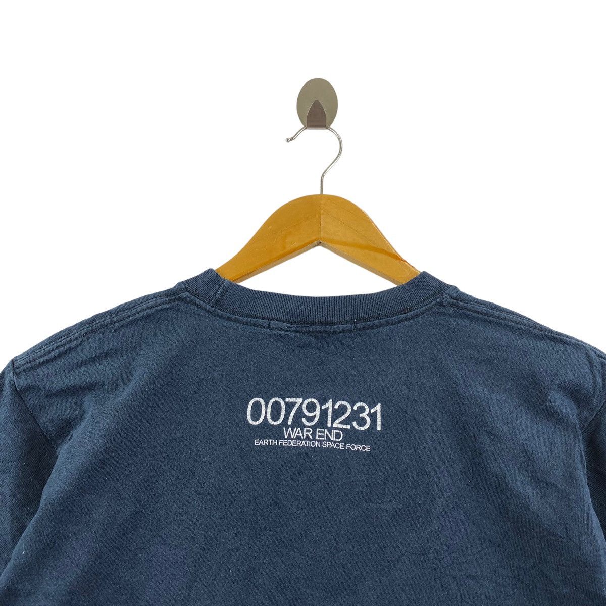 Japanese Brand × Vintage Vintage GUNDAM Japan Anime Navy Short Sleeve Shirt Size US M / EU 48-50 / 2 - 4 Thumbnail