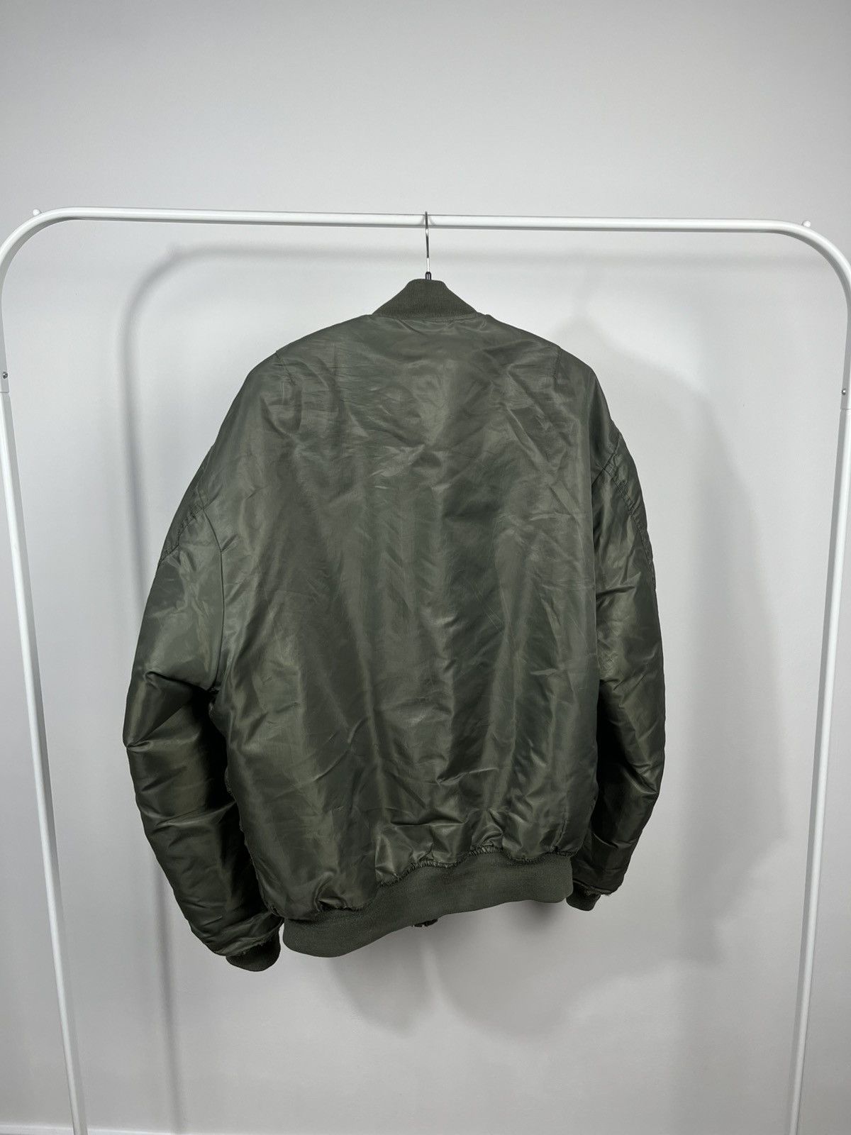 Other Vintage USA Aviator Bomber Jacket Olive Military Flight Size US L / EU 52-54 / 3 - 11 Thumbnail