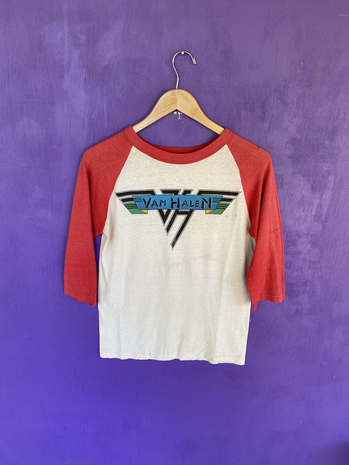 Band Tees Vintage 1978 Van Halen world tour raglan t-shirt Size US M / EU 48-50 / 2 - 1 Thumbnail