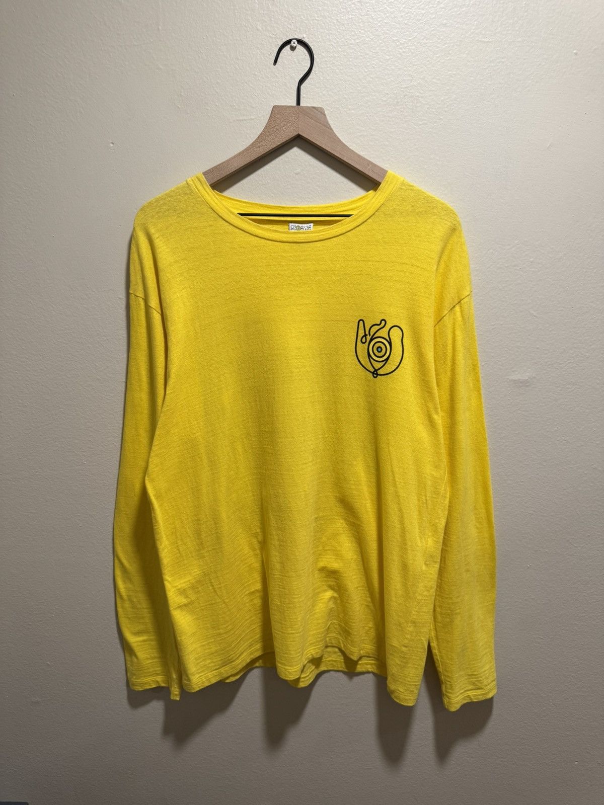 Loewe Loewe ELN EYE Nature Logo Longsleeve T-Shirt Yellow Loewe Loewe ELN EYE Nature Logo Longsleeve T-Shirt Yellow