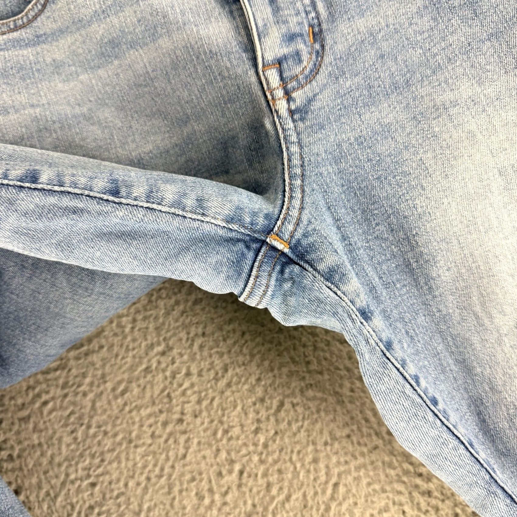 Madewell Madewell Jeans Womens 29 Blue High Rise Skinny Flare Stretch Denim Size 29" - 4 Thumbnail