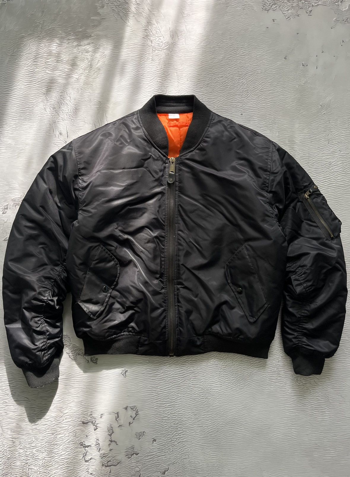 Vintage Vintage Bomber Jacket Black Military Aviator Size US M / EU 48-50 / 2 - 1 Thumbnail