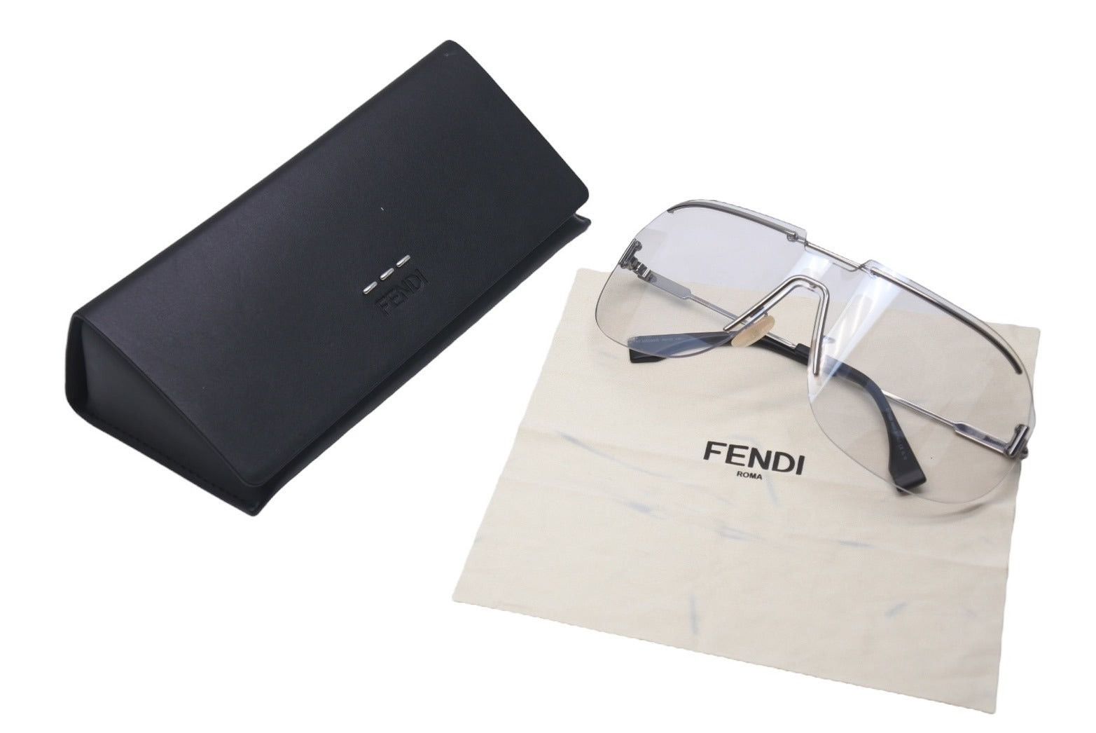 Fendi × Kim Kardashian Fendi FS 299 Brown Sunglasses. Made