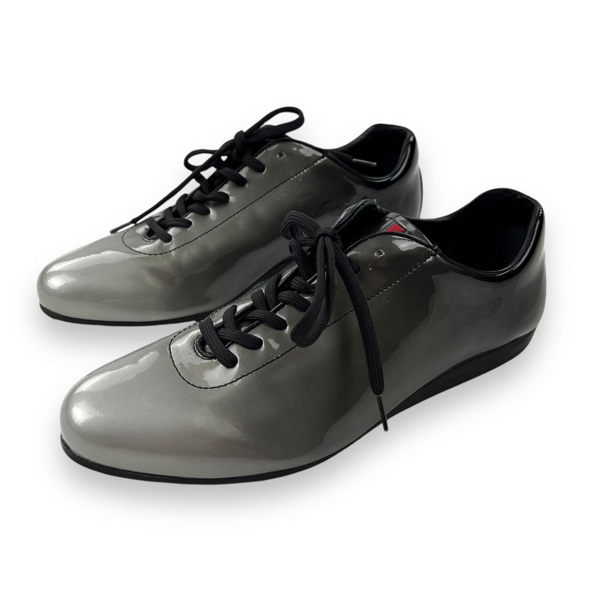 Prada Prada Ombré Gradient Patent Leather Trainers Size US 6.5 / IT 36.5 - 1 Thumbnail