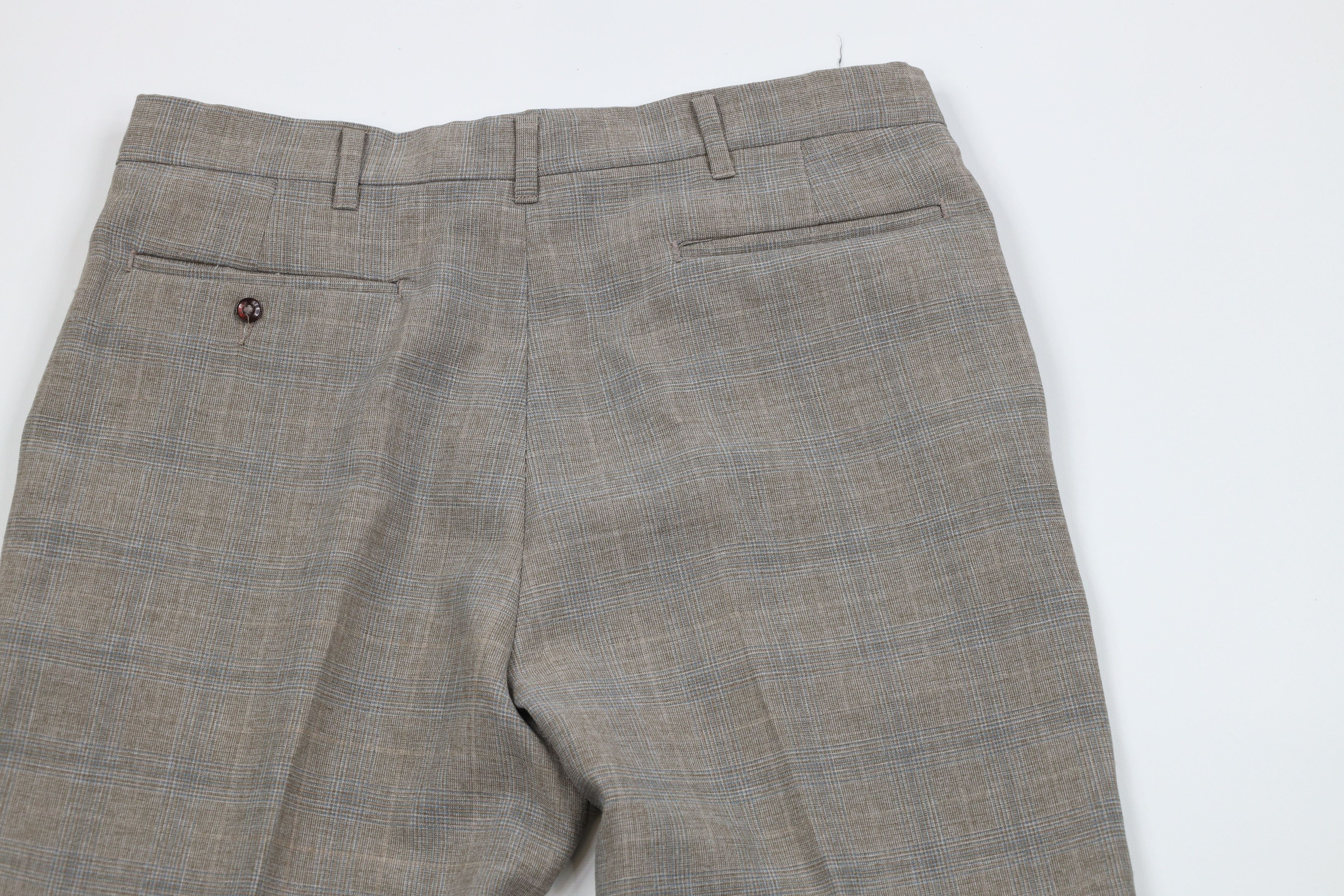 Vintage Vintage 70s Streetwear Bell Bottoms Chino Pants Plaid USA Size US 32 / EU 48 - 9 Thumbnail