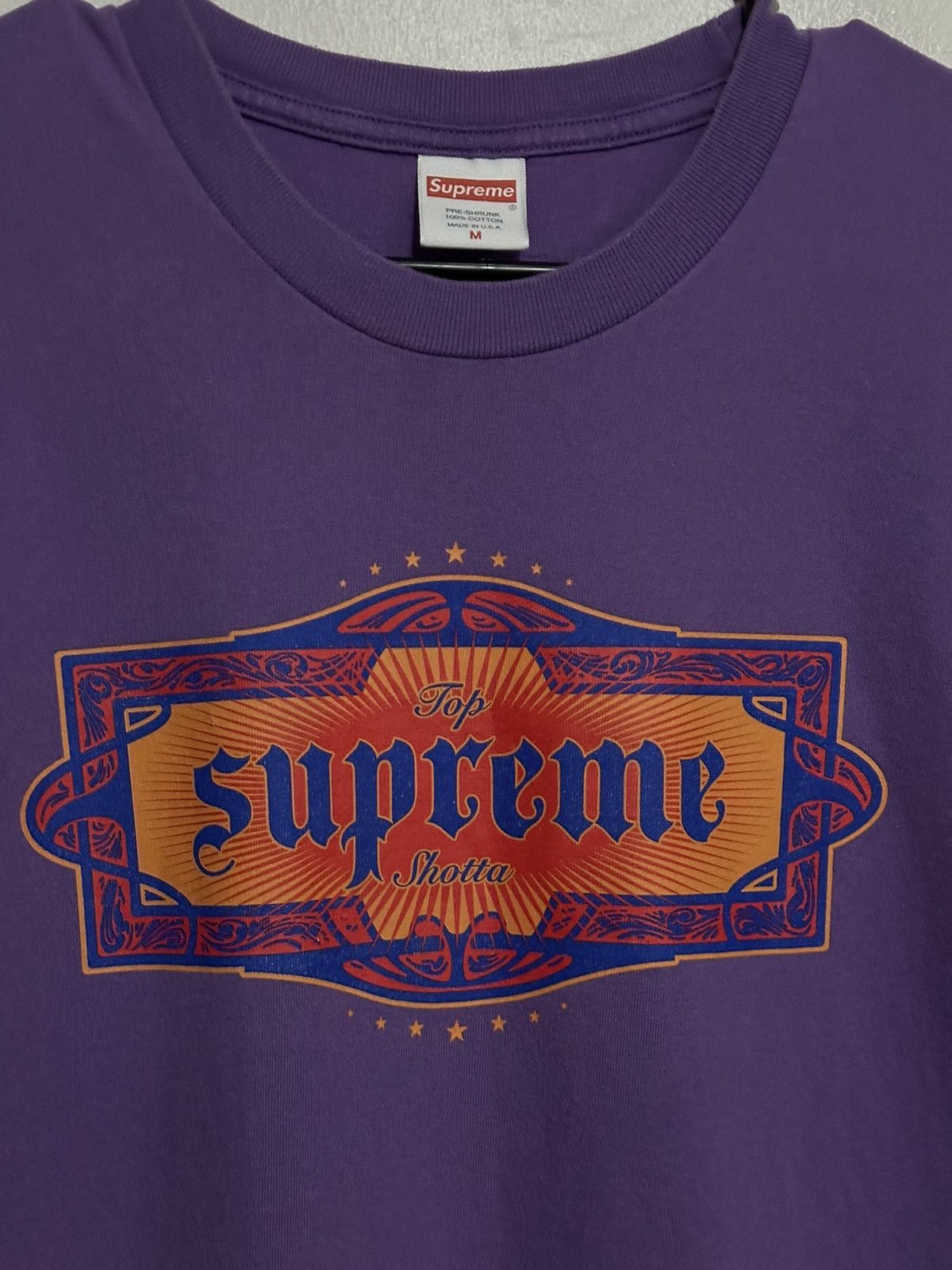 Supreme Supreme Top Shotta Tee Size US M / EU 48-50 / 2 - 2 Thumbnail