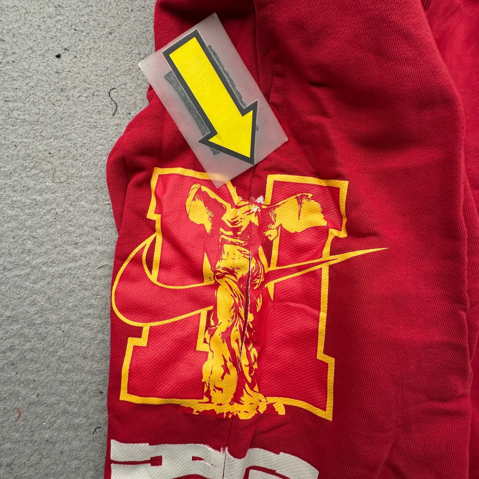 Nike Nike Sweatpants Jogger Club Fleece Logo Graphic Red Small Size US 32 / EU 48 - 7 Thumbnail