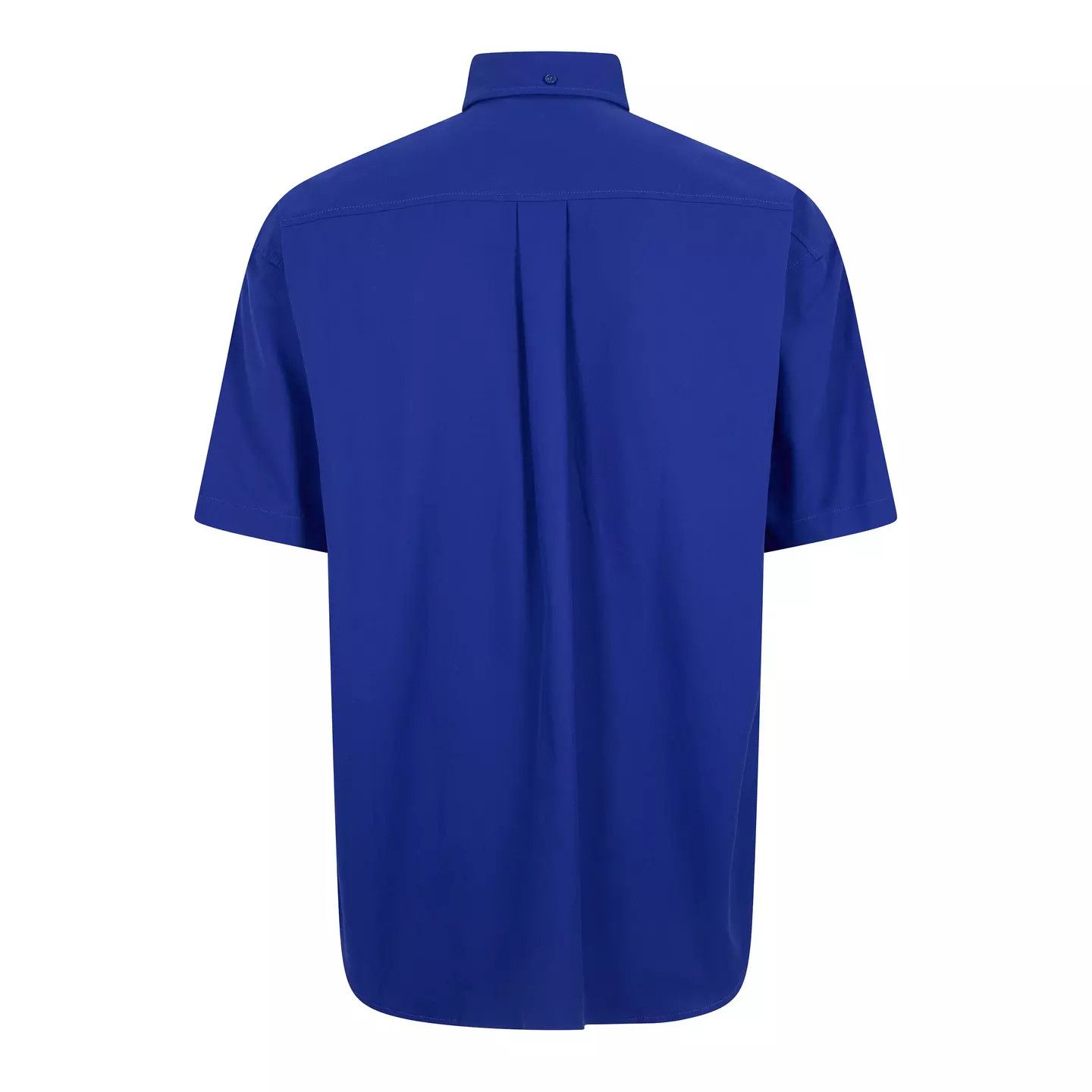 Burberry o1g2r1mq0426 Short-Sleeve Oxford Shirt in Blue Size US M / EU 48-50 / 2 - 2 Thumbnail