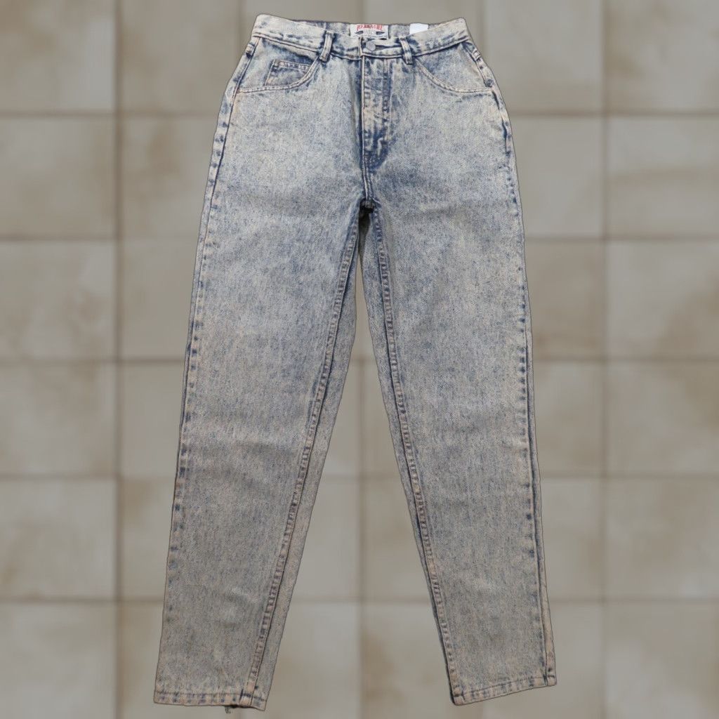 Jordache VTG Jordache Jeans Denim USA Ladies Misses 9 26X27 High Waist Acid wash Blue 1980s Disco Womens Size 26" / US 2 / IT 38 - 1 Thumbnail