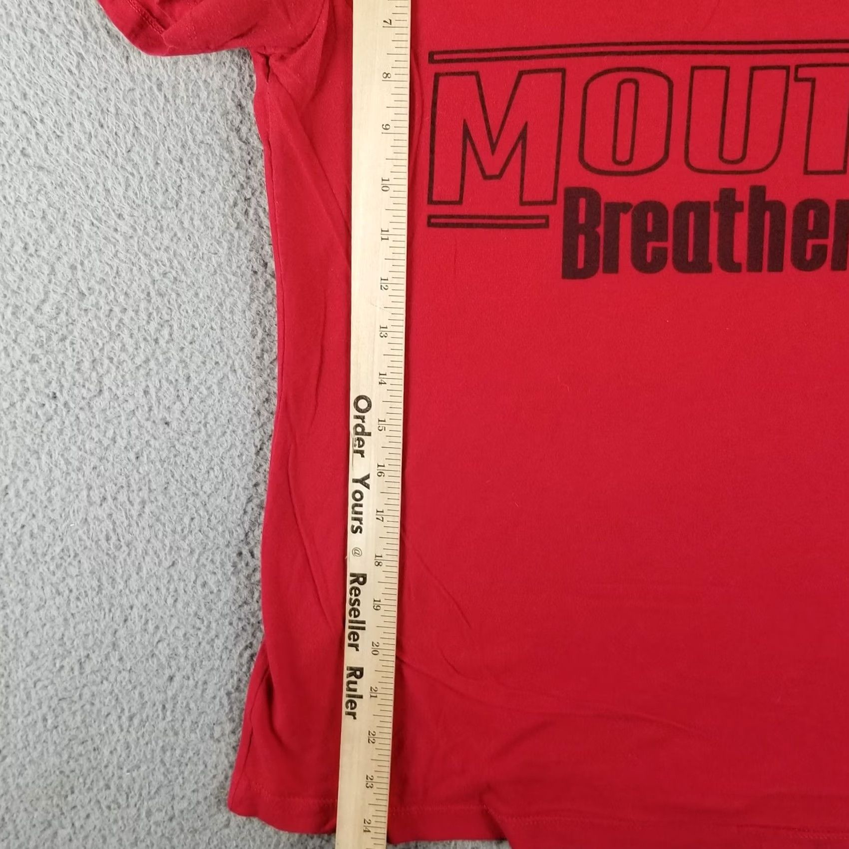 Vintage Vintage Don’t Be A Mouth Breather Graphic T-shirt Woman Large Red Teens L Adult? Size US L / EU 52-54 / 3 - 3 Thumbnail