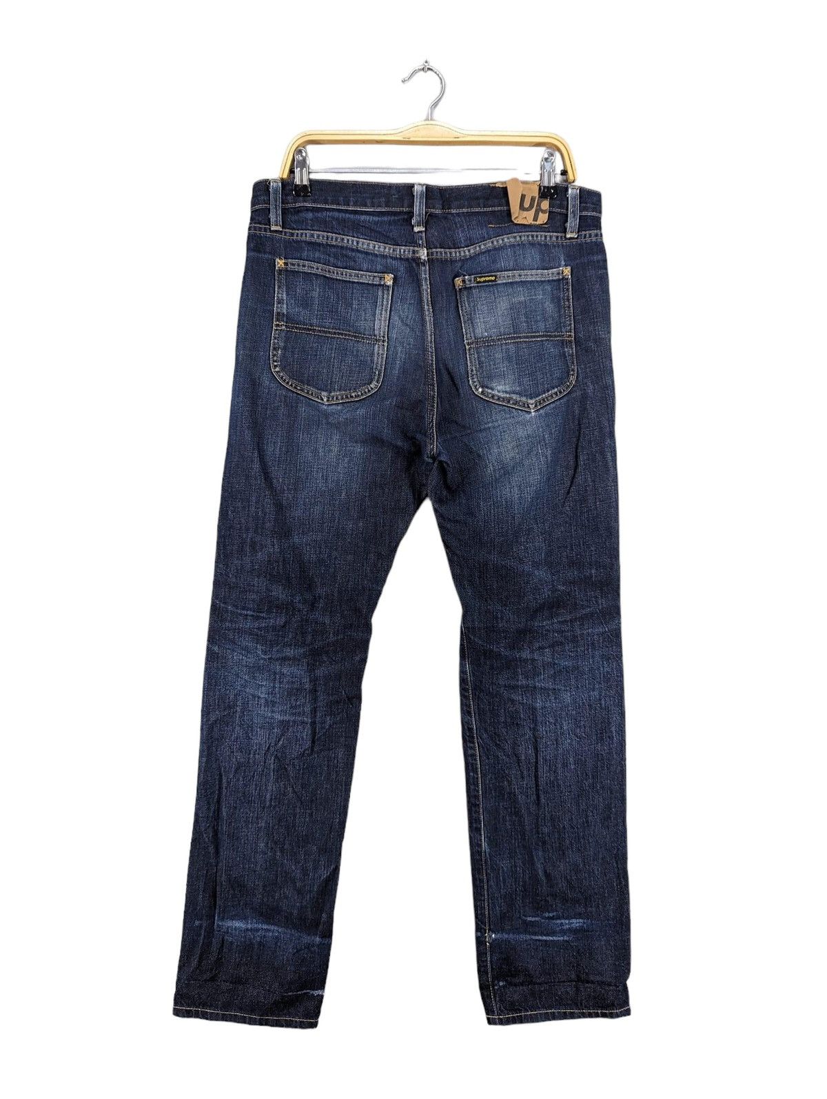 🔥SUPREME DISTRESSED DENIM USA W34