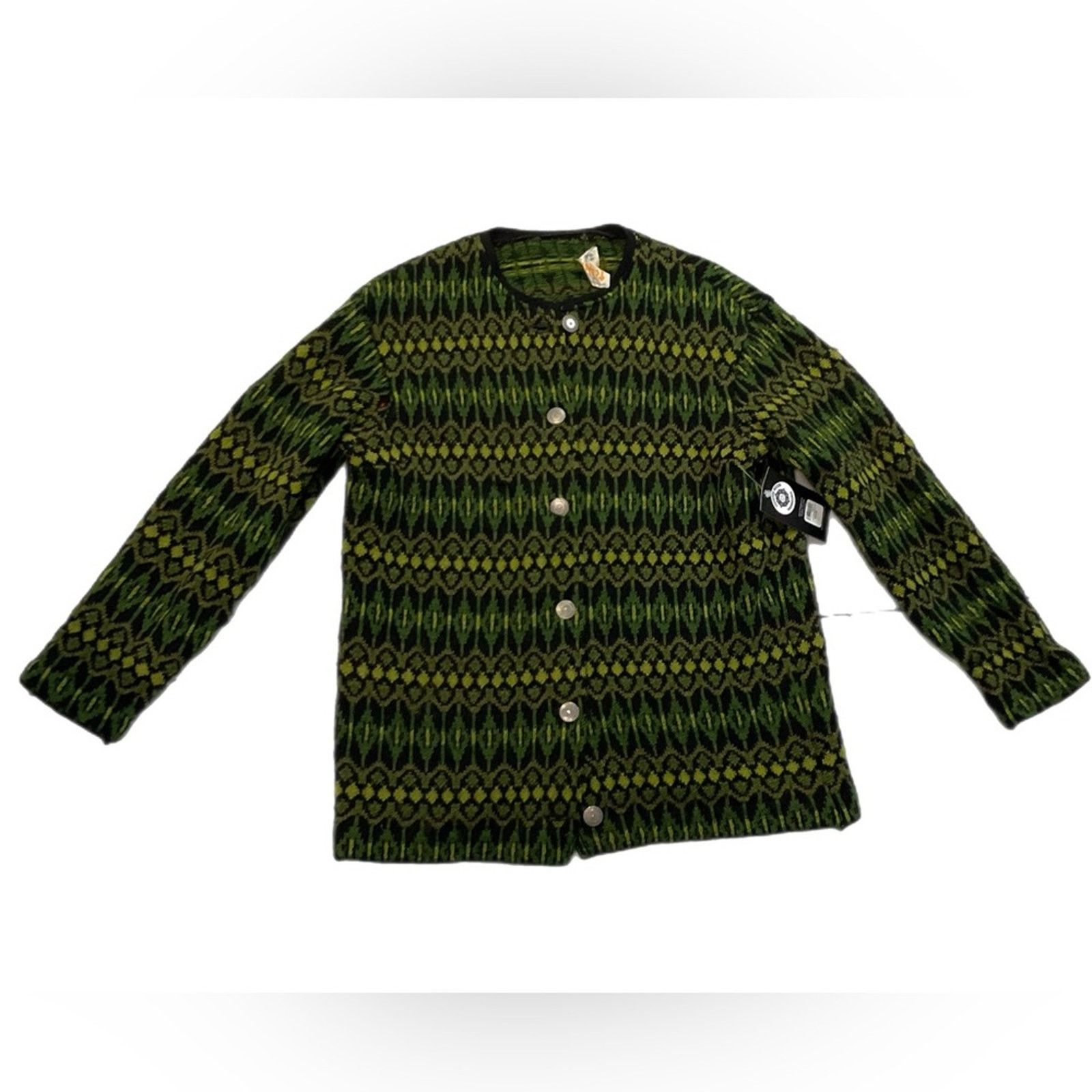Vintage Vintage 70s Iceland Wool Knit Cardigan Size M / US 6-8 / IT 42-44 - 1 Thumbnail