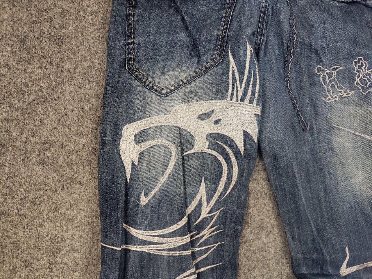 If Six Was Nine Vintage if six was nine style Opium Kosmo Japan baggy Jeans Size US 34 / EU 50 - 11 Thumbnail