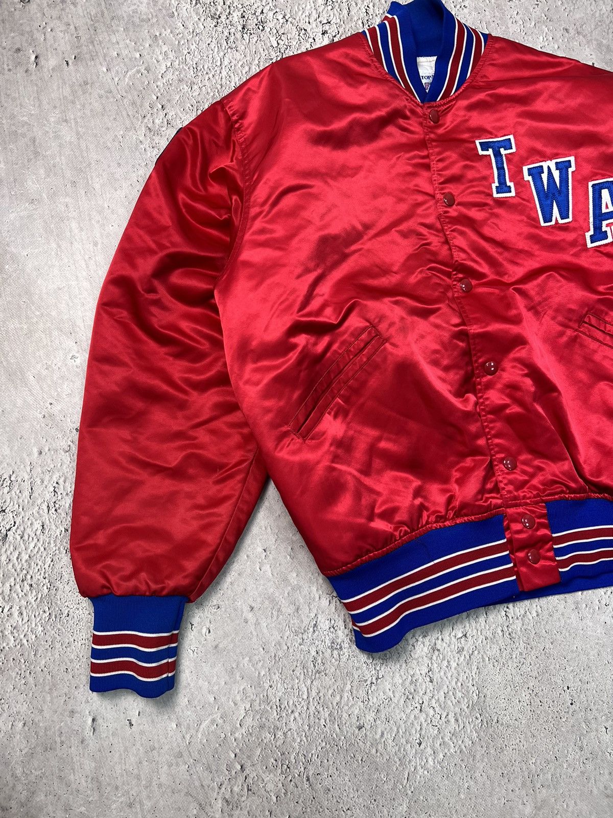 Fubu × Vintage Vintage USA Satin Bomber Jacket Varsity 05 Two Tone 2000s Size US L / EU 52-54 / 3 - 4 Thumbnail